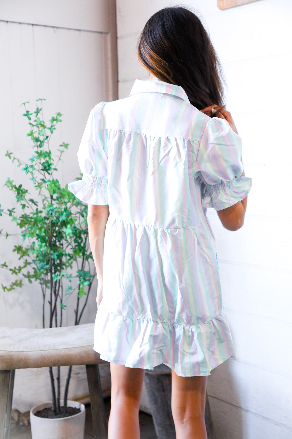 A Roller Daydream Tiered Summer Dress-Modish Lily, Tecumseh Michigan