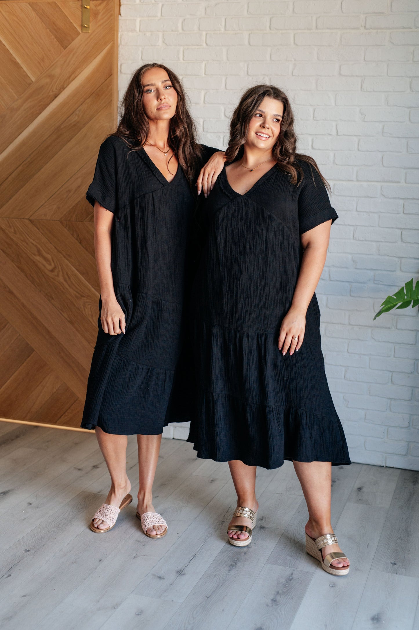 Always Learning Dolman Sleeve Dress in Black-Dresses-Modish Lily, Tecumseh Michigan