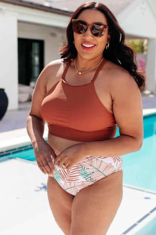 Bora Bora Halter Swim Top-Swimwear-Modish Lily, Tecumseh Michigan