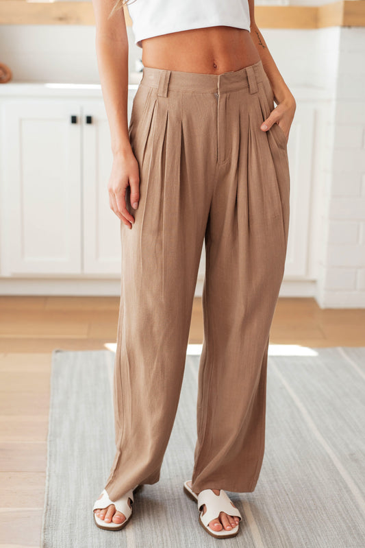 Business Meeting Wide Leg Pants-Bottoms-Modish Lily, Tecumseh Michigan