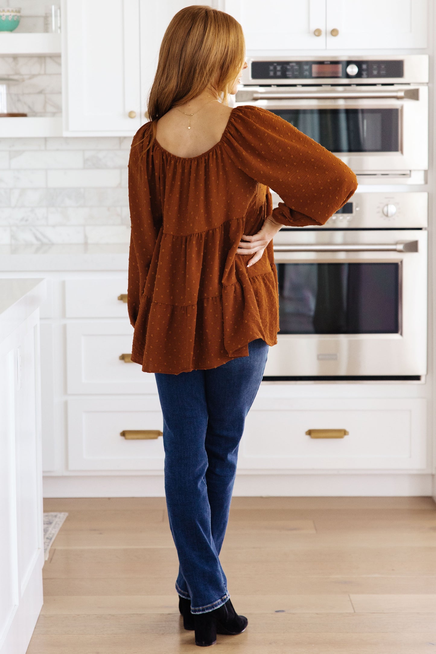 Falling Into You Tiered Babydoll Top-Tops-Modish Lily, Tecumseh Michigan