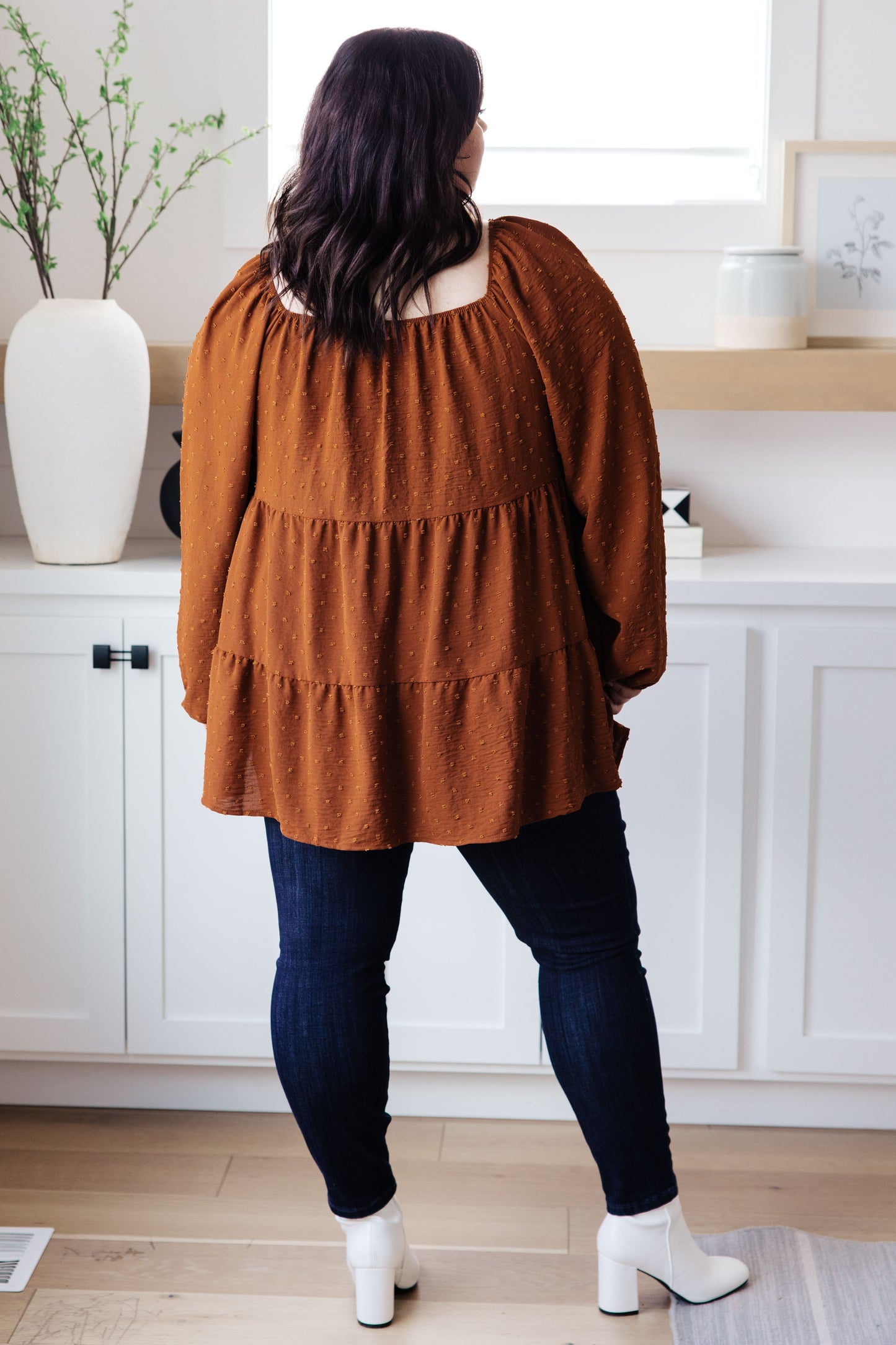 Falling Into You Tiered Babydoll Top-Tops-Modish Lily, Tecumseh Michigan