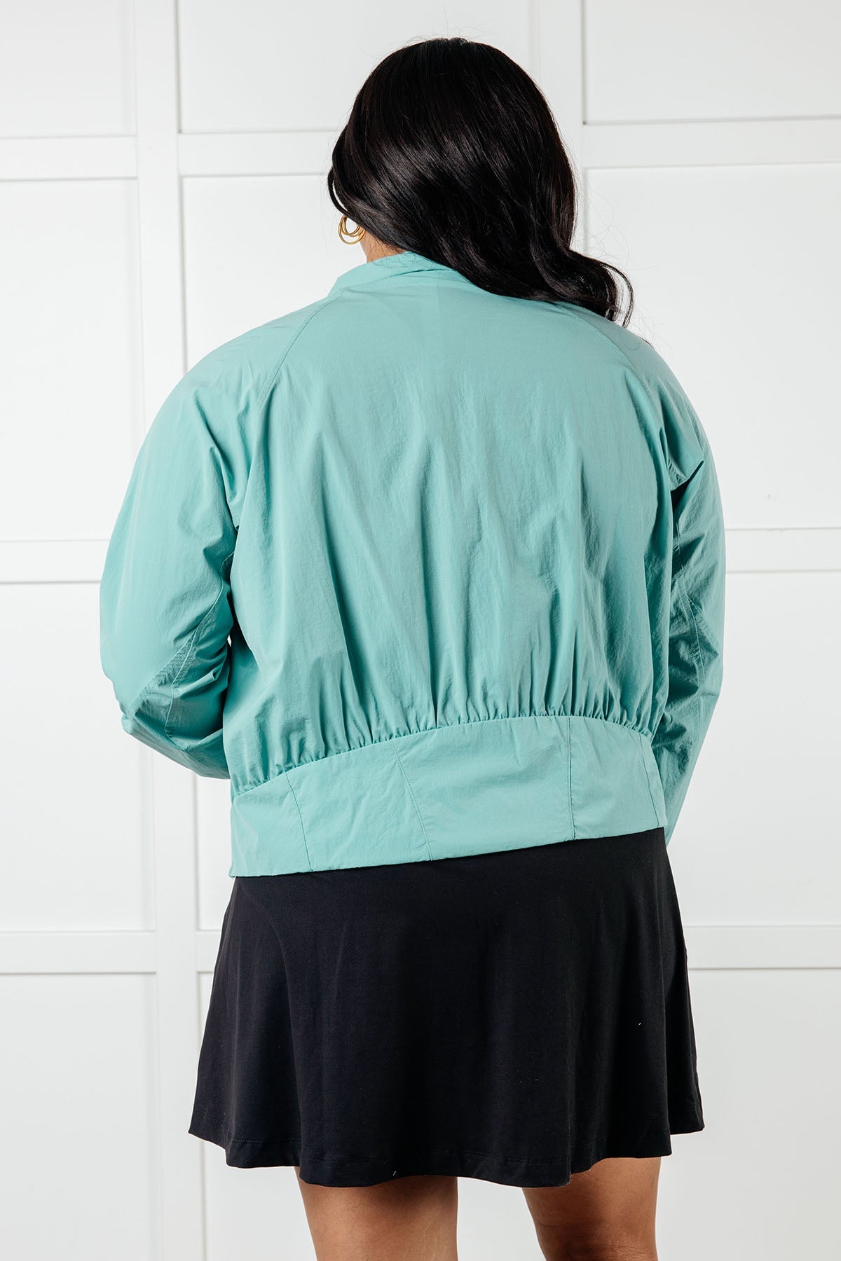 Fit Happens Nylon Tennis Jacket in Tidal Wave-Layers-Modish Lily, Tecumseh Michigan