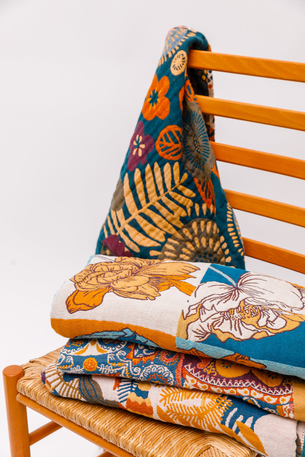 Luxury Beach Towel in Bright Retro Floral-Home & Decor-Modish Lily, Tecumseh Michigan