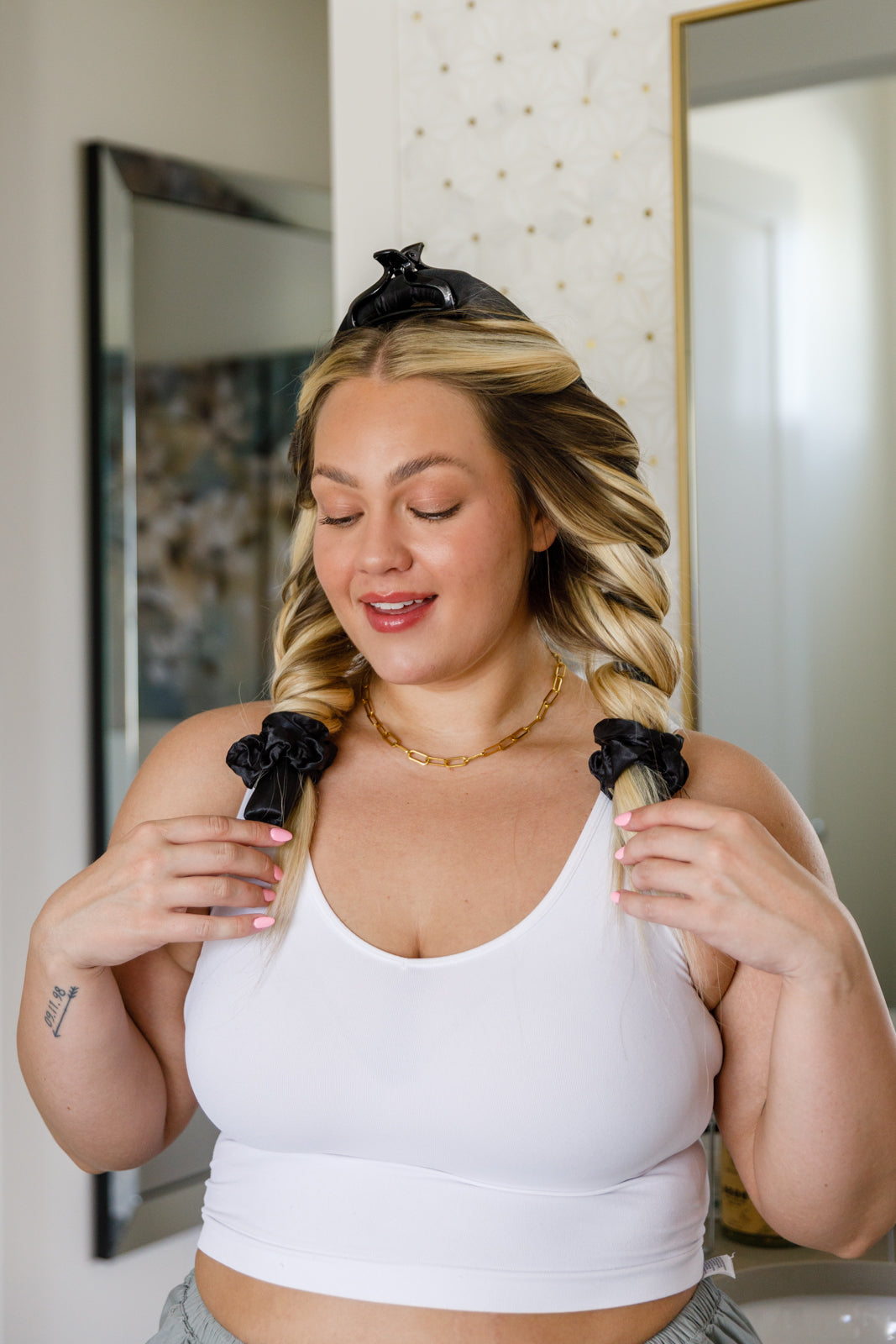 Got Your Back Heatless Curling Set in Black-Health & Beauty-Modish Lily, Tecumseh Michigan