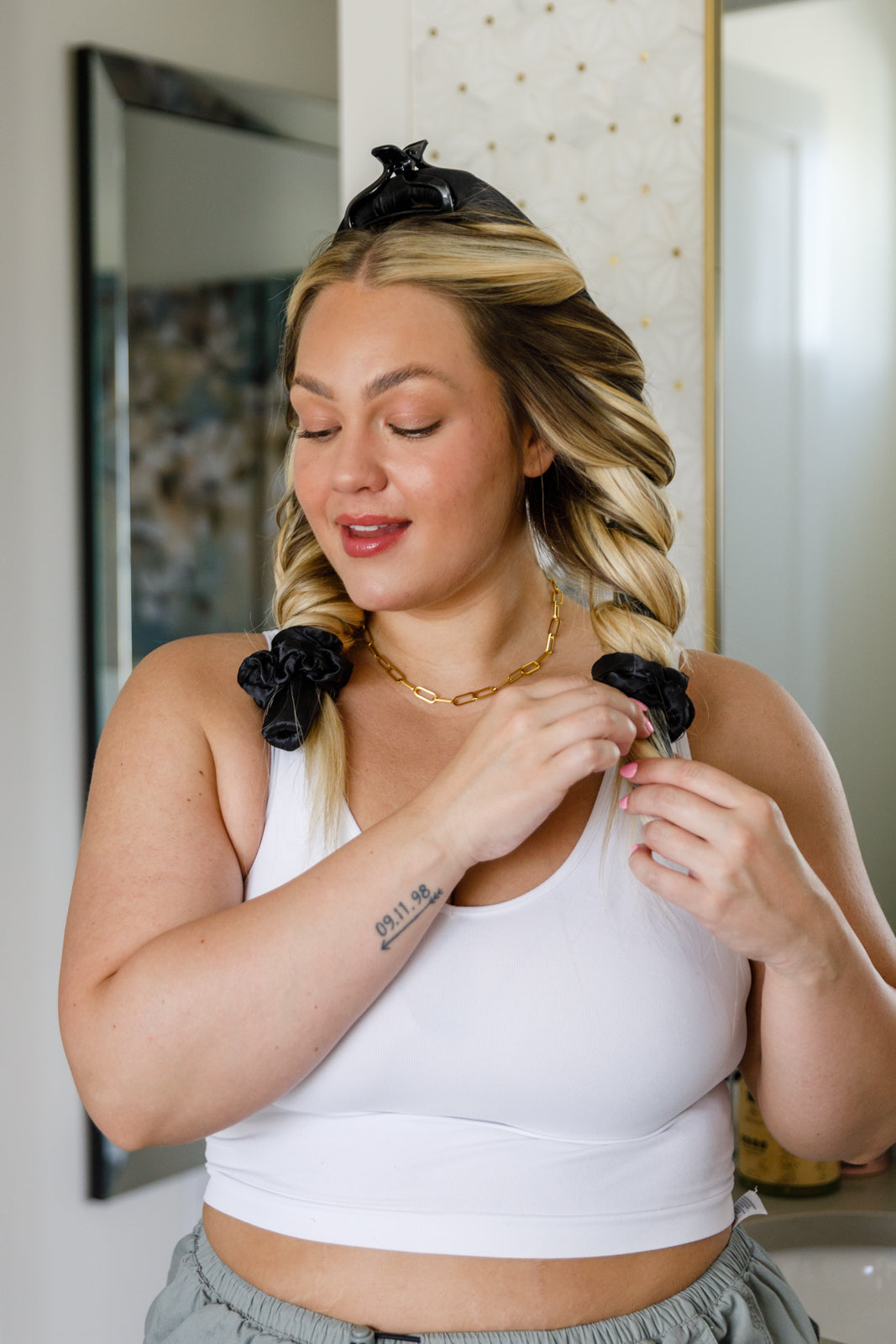 Got Your Back Heatless Curling Set in Black-Health & Beauty-Modish Lily, Tecumseh Michigan