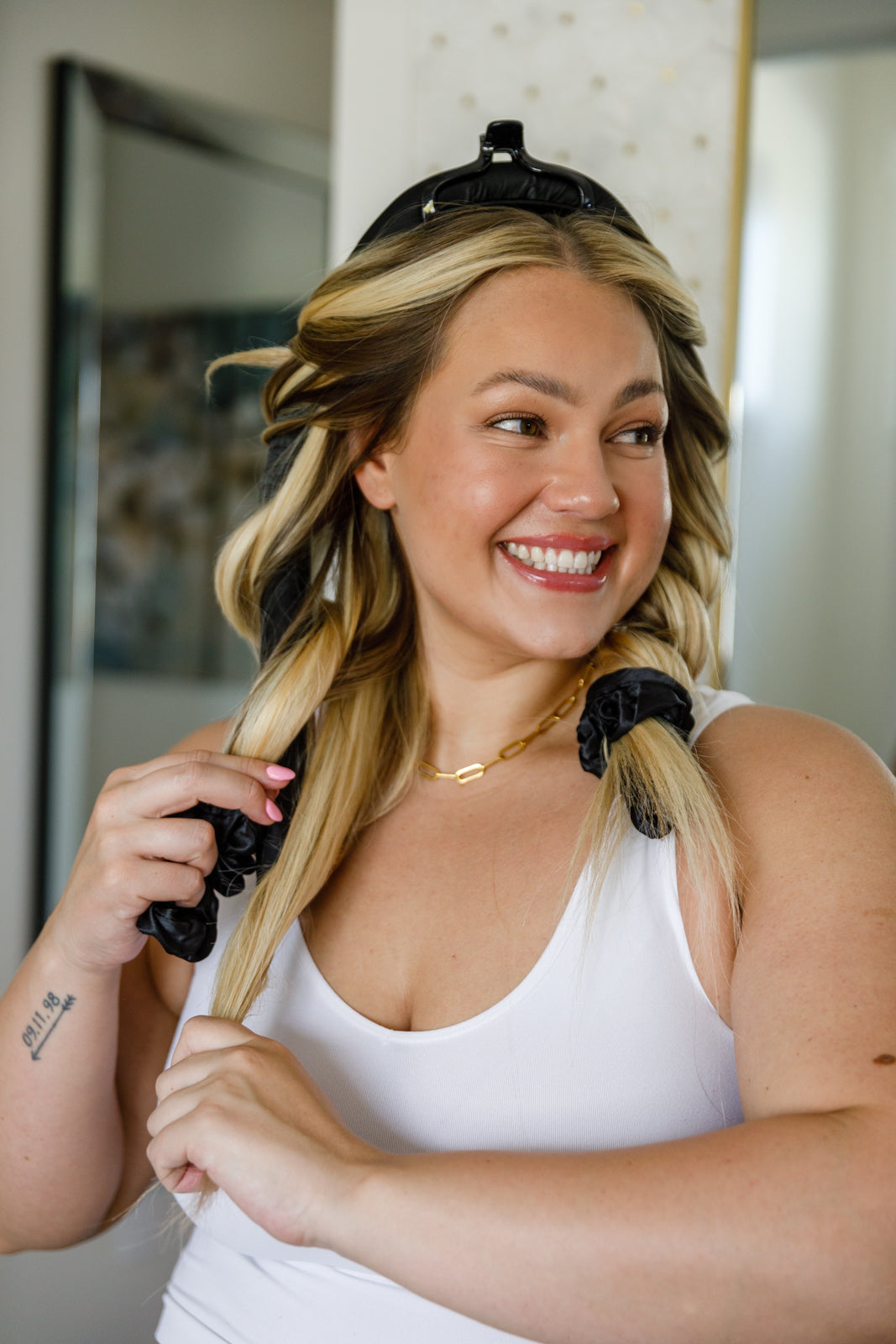 Got Your Back Heatless Curling Set in Black-Health & Beauty-Modish Lily, Tecumseh Michigan