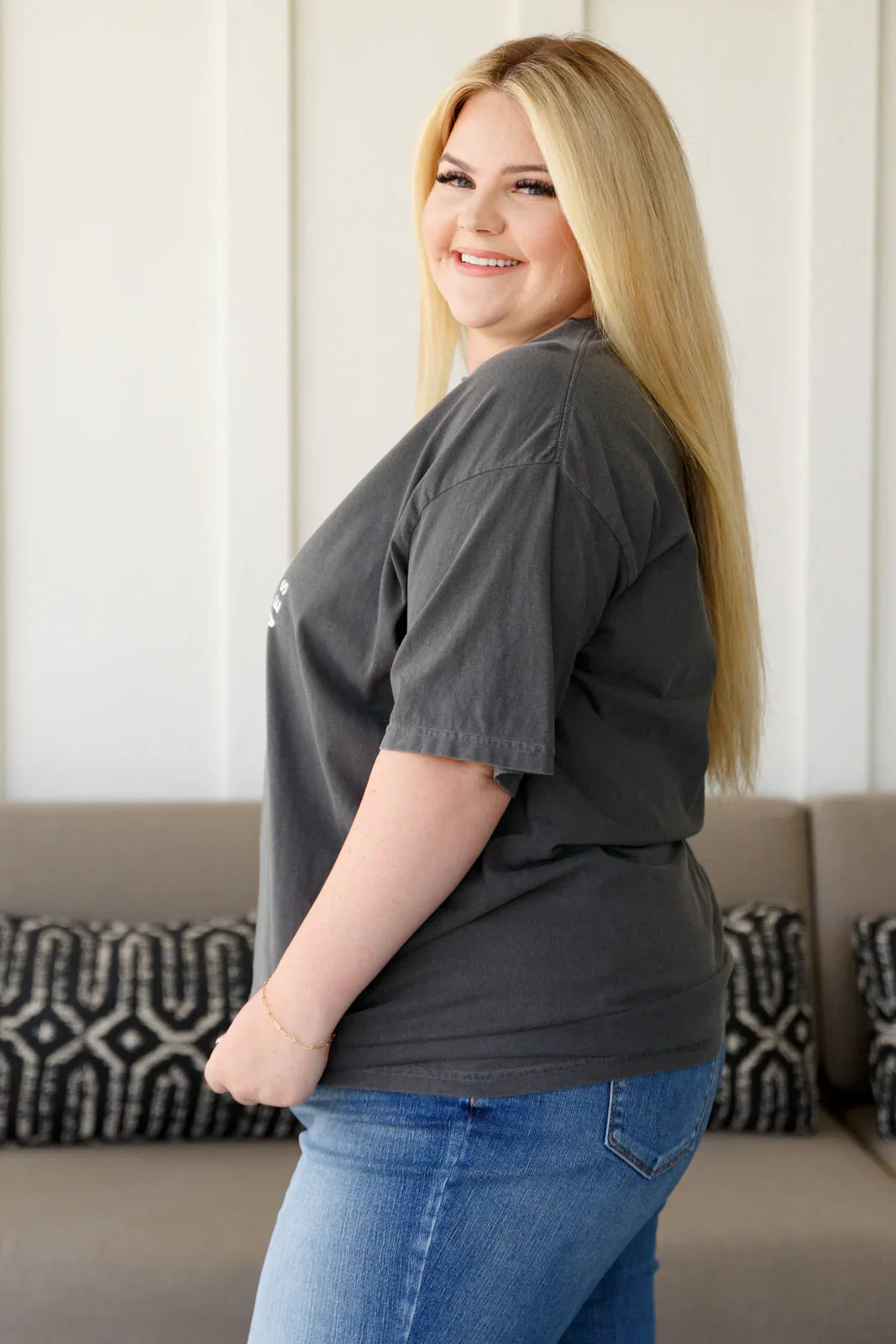 Happiness Comes in Waves Tee-Tops-Modish Lily, Tecumseh Michigan