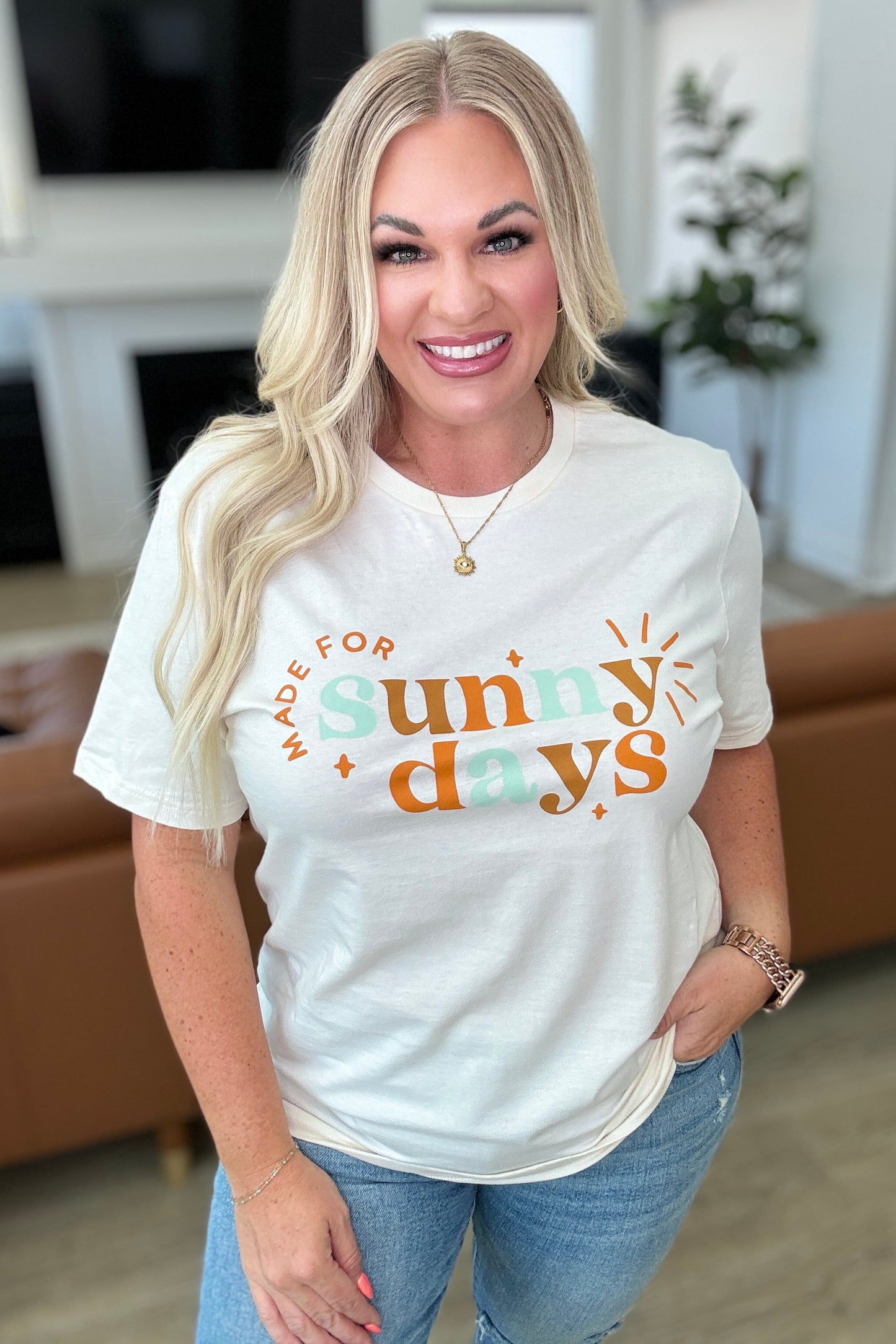 Made for Sunny Days Tee-Tops-Modish Lily, Tecumseh Michigan