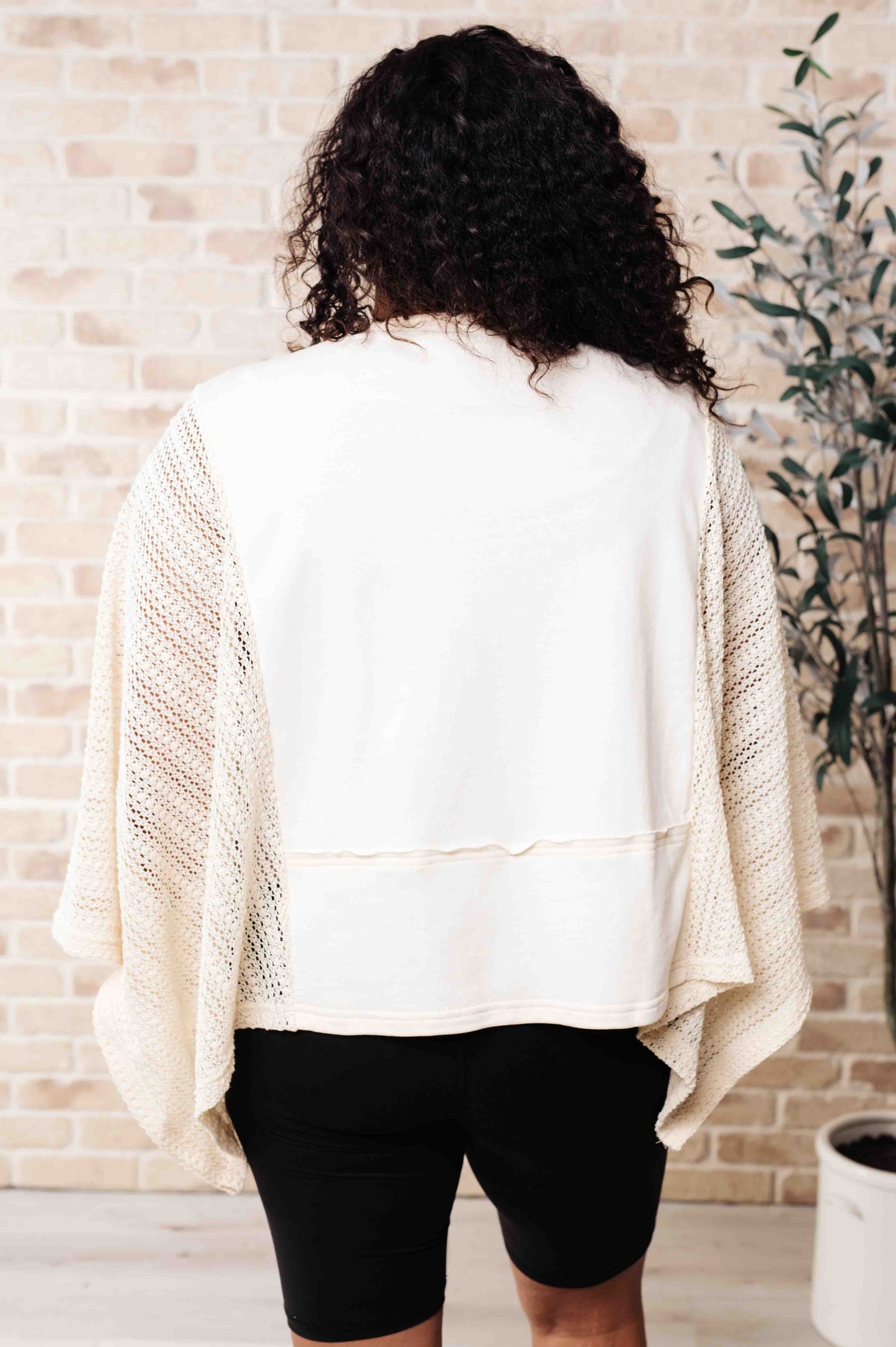 In the Highways Sweater Knit Contrast Poncho-Layers-Modish Lily, Tecumseh Michigan