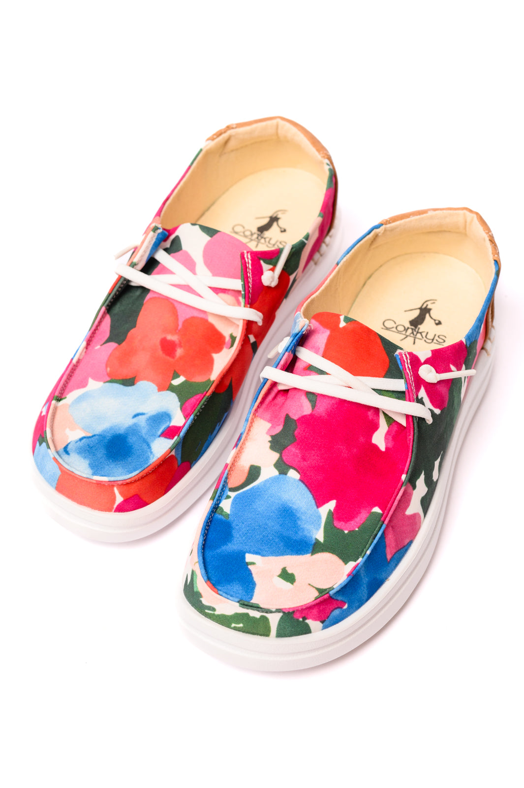 Kayak 2 Shoes in Floral-Shoes-Modish Lily, Tecumseh Michigan