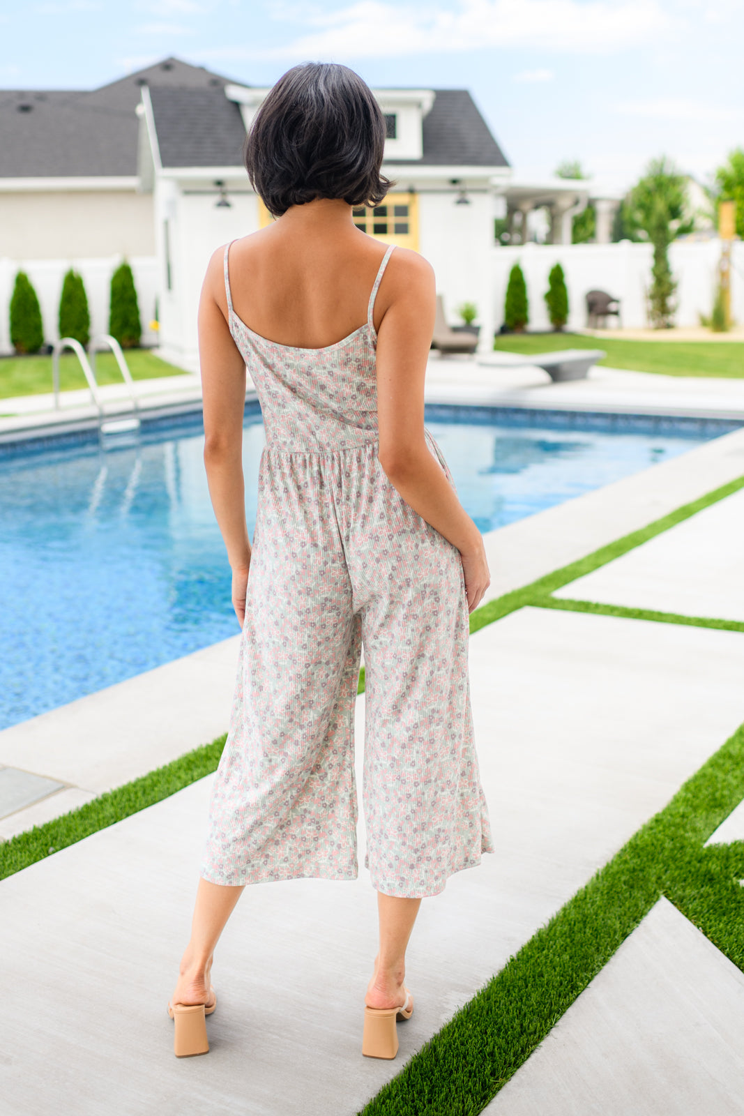 Lucky In Love Floral Jumpsuit-Jumpsuits & Rompers-Modish Lily, Tecumseh Michigan