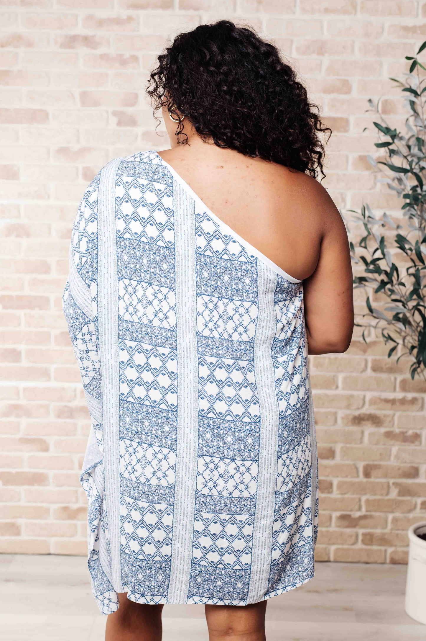 Marjorie One Shoulder Dress-Dresses-Modish Lily, Tecumseh Michigan