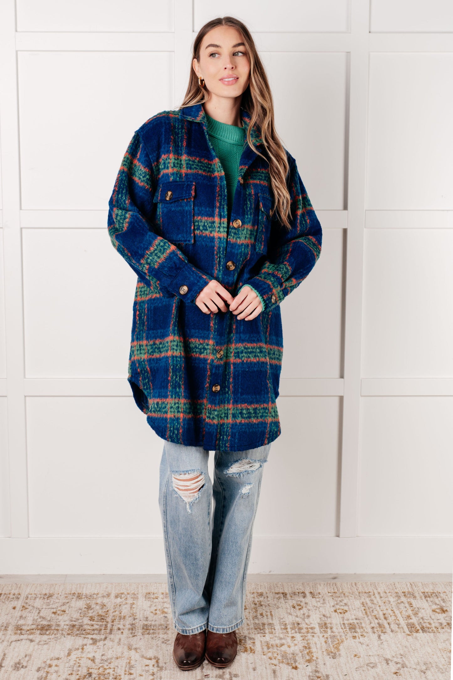 No Tears Plaid Coat-Layers-Modish Lily, Tecumseh Michigan