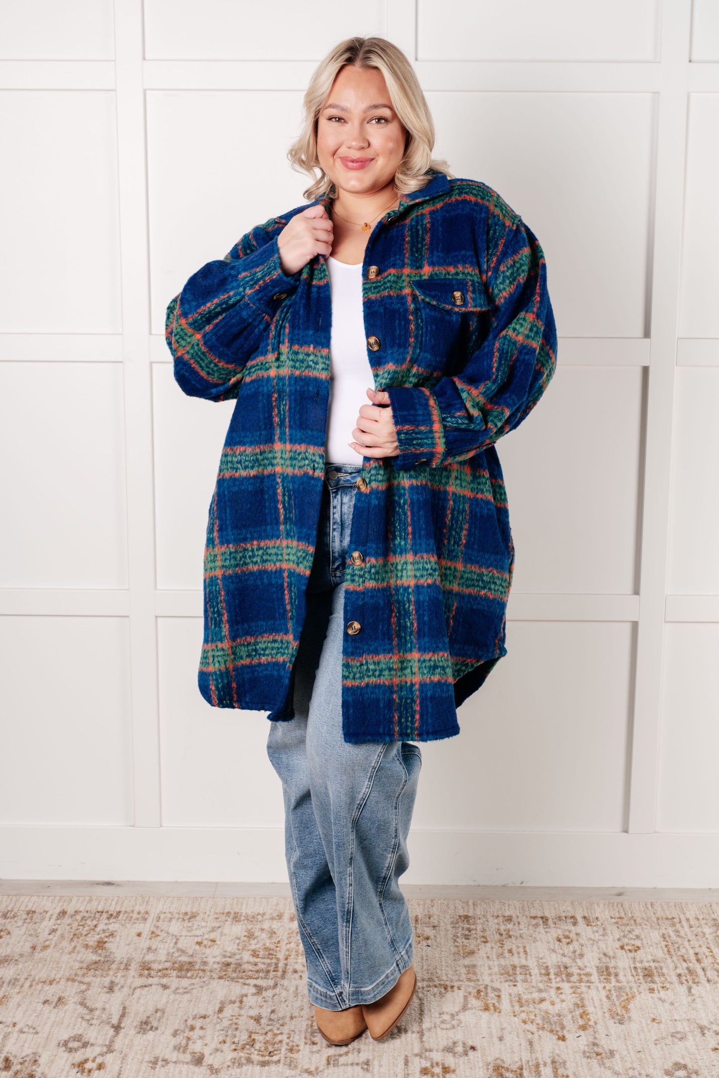 No Tears Plaid Coat-Layers-Modish Lily, Tecumseh Michigan