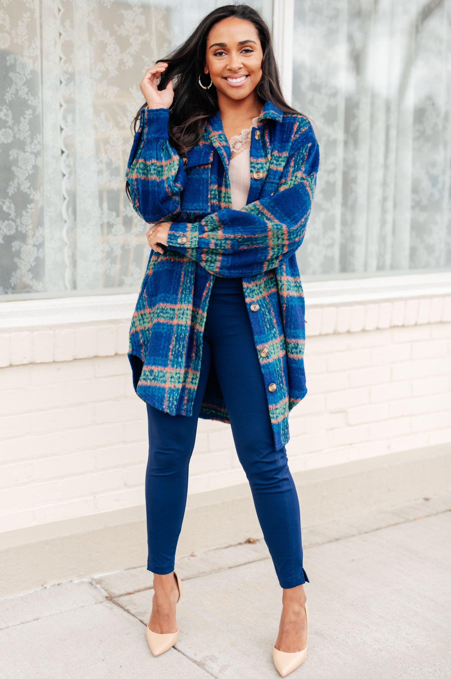 No Tears Plaid Coat-Layers-Modish Lily, Tecumseh Michigan
