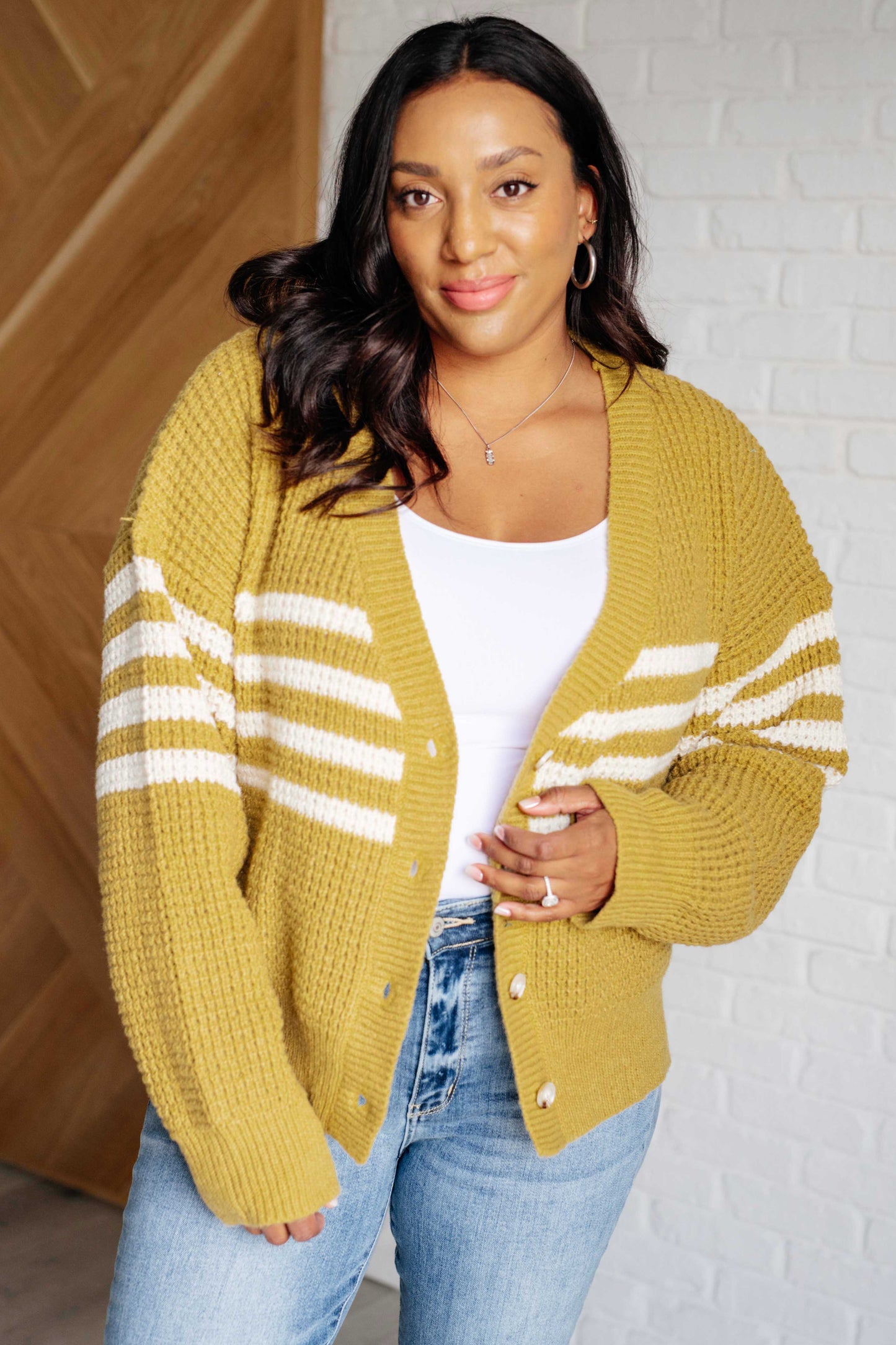 On Top of the World Striped Cardigan-Layers-Modish Lily, Tecumseh Michigan