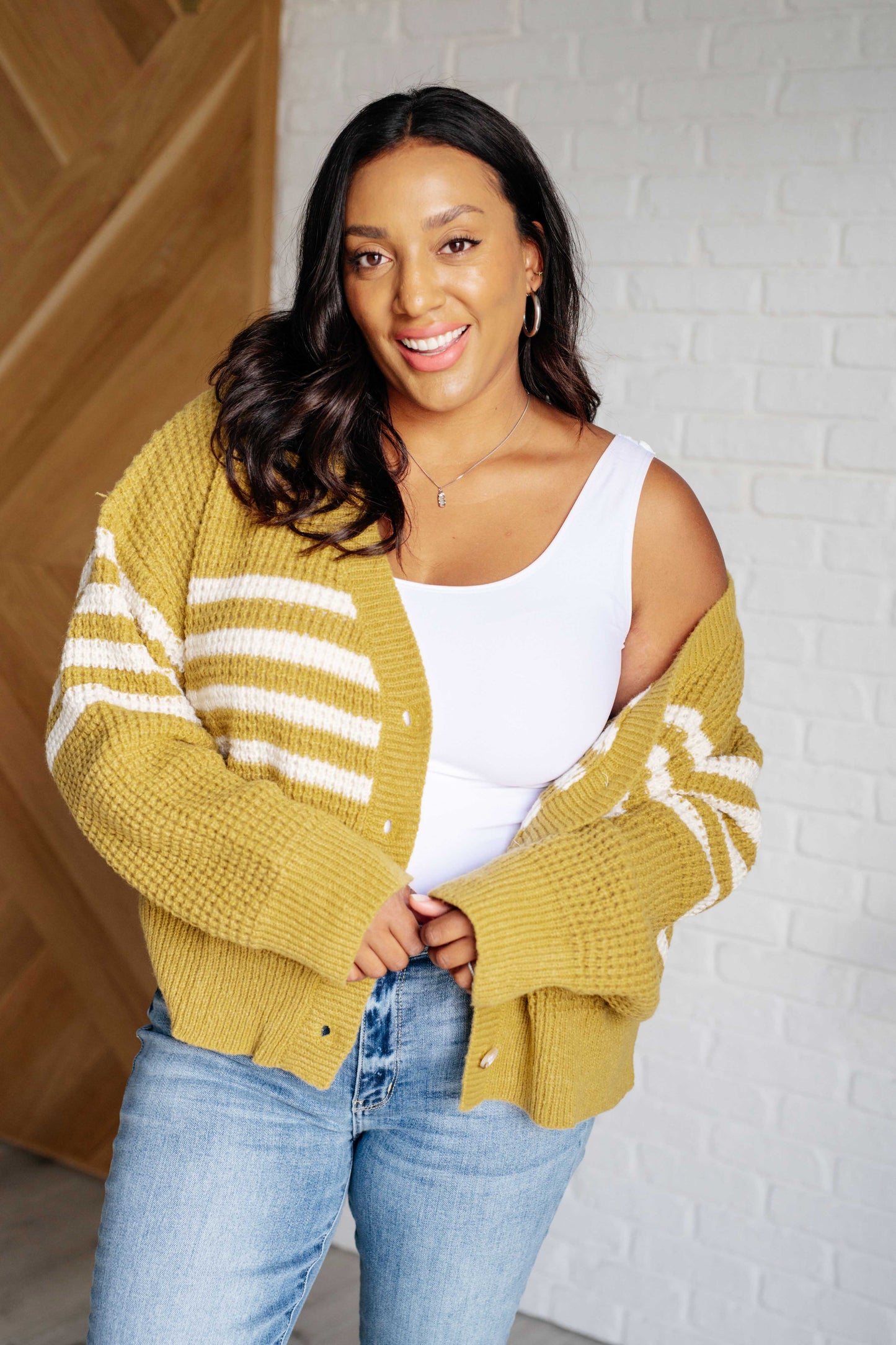 On Top of the World Striped Cardigan-Layers-Modish Lily, Tecumseh Michigan