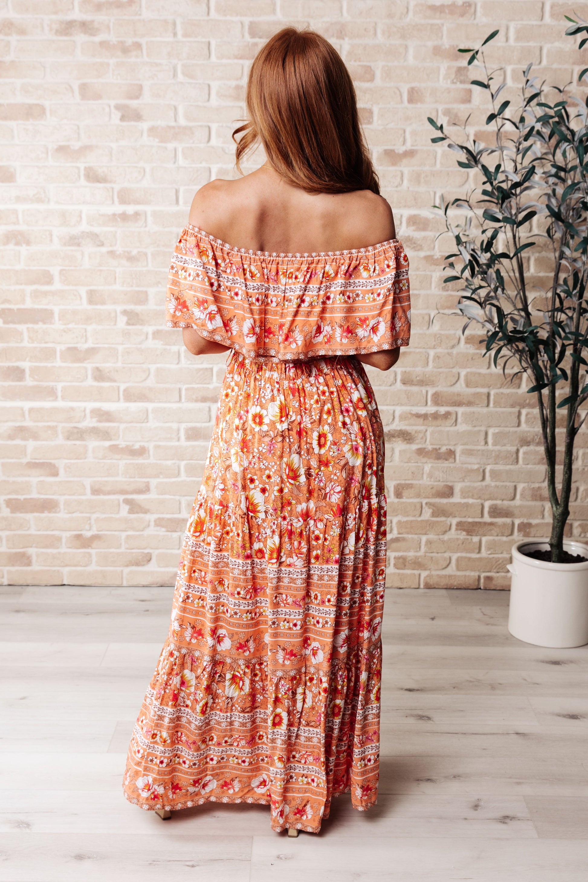 Say You Love Me Off Shoulder Dress-Dresses-Modish Lily, Tecumseh Michigan