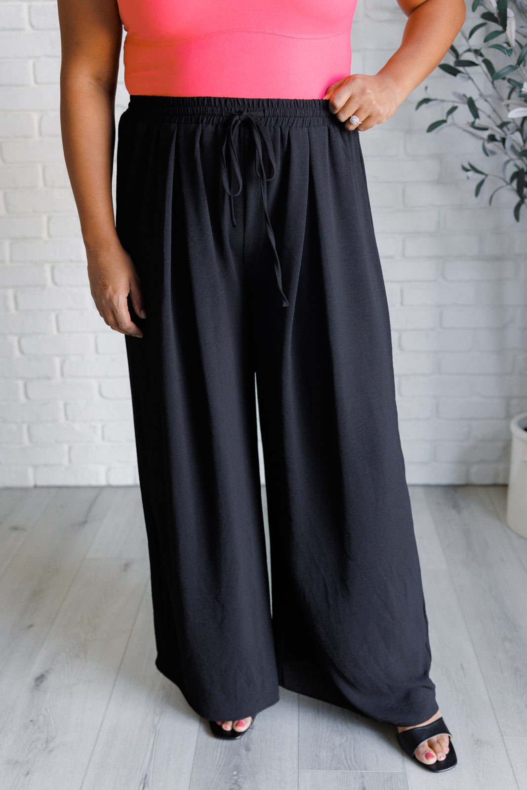 Send it On Wide Leg Pants-Bottoms-Modish Lily, Tecumseh Michigan