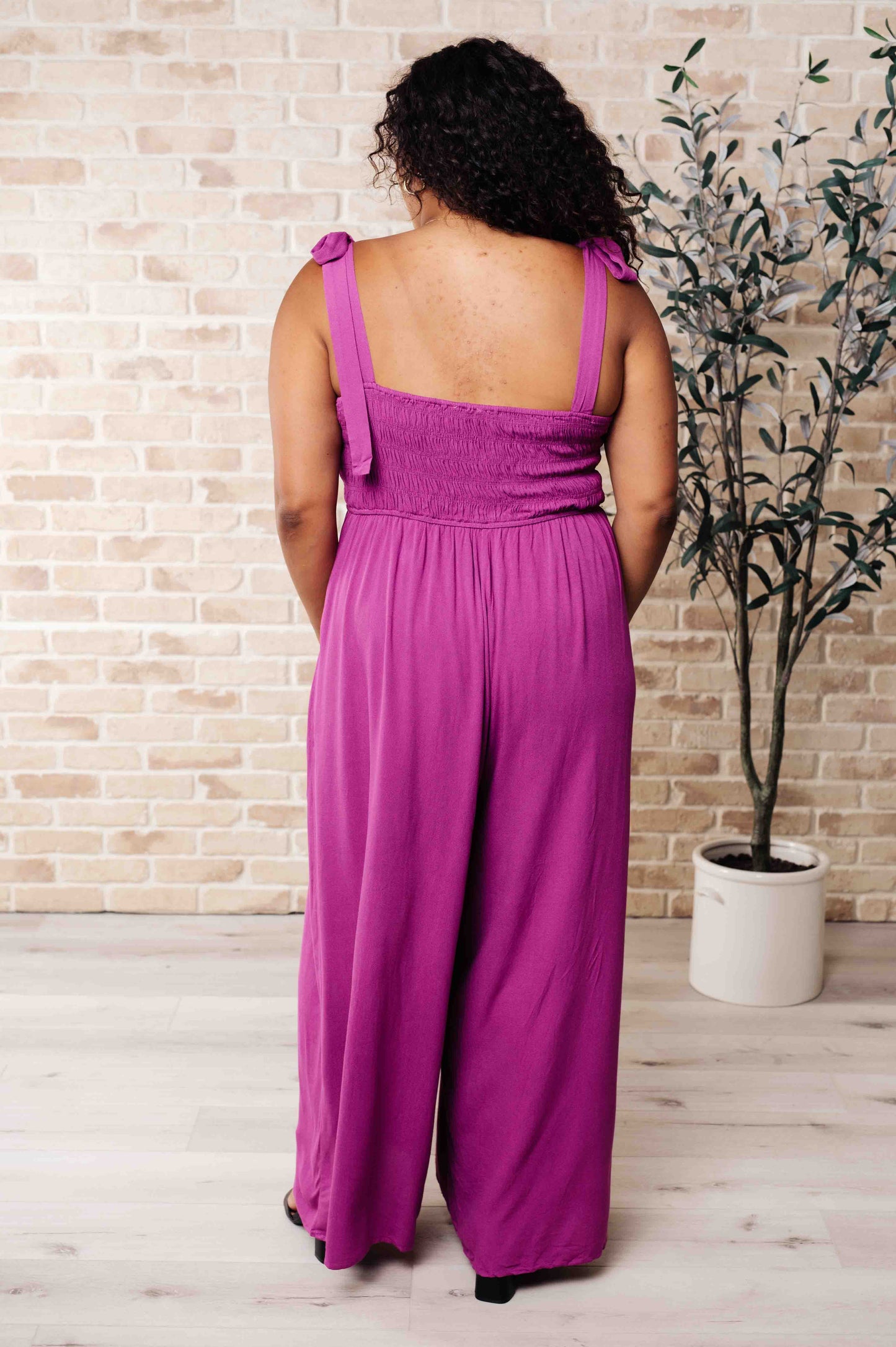 Social Graces Wide Leg Jumpsuit-Jumpsuits & Rompers-Modish Lily, Tecumseh Michigan