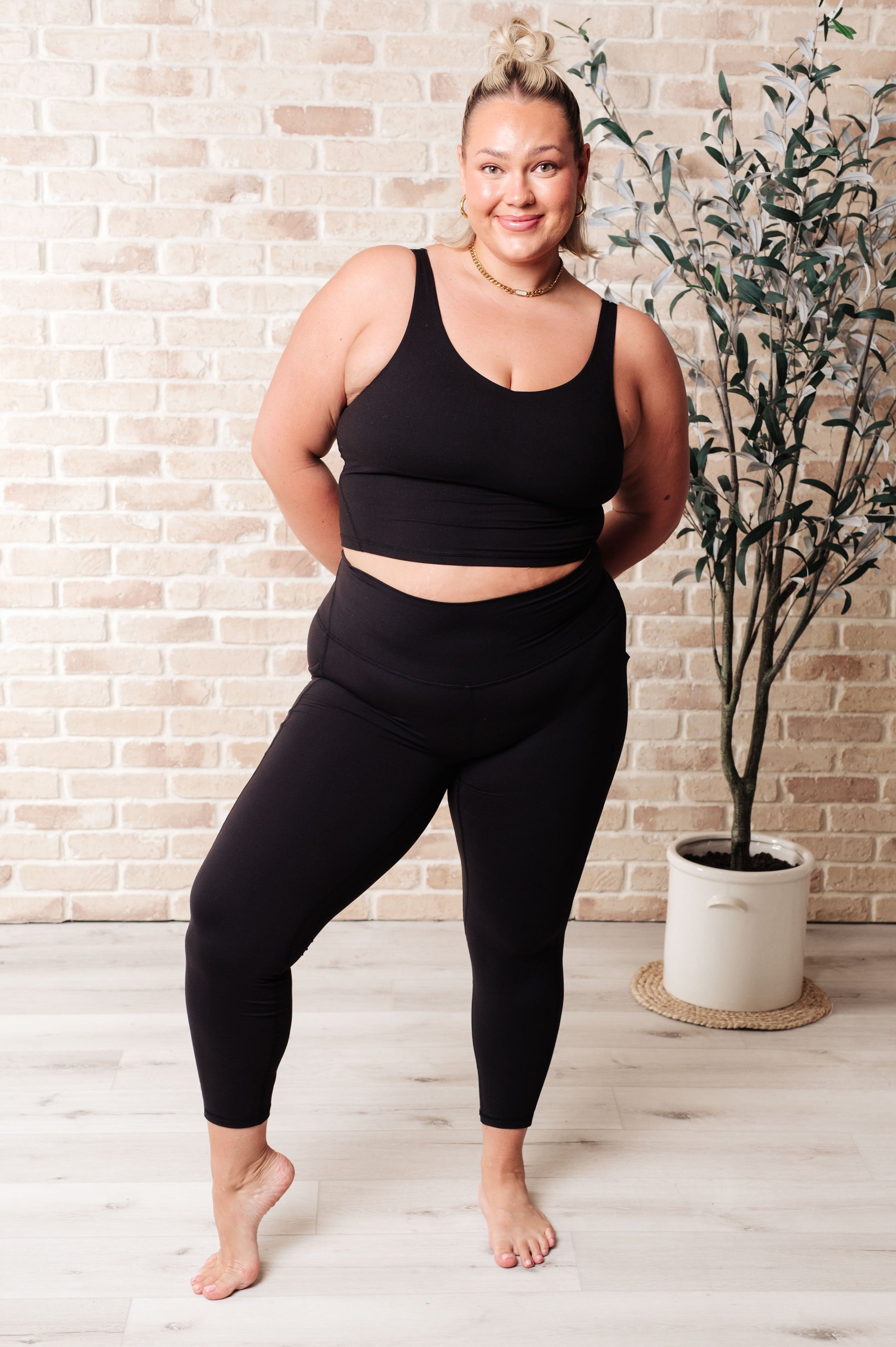 Somewhere to Start Leggings in Black-Athleisure-Modish Lily, Tecumseh Michigan