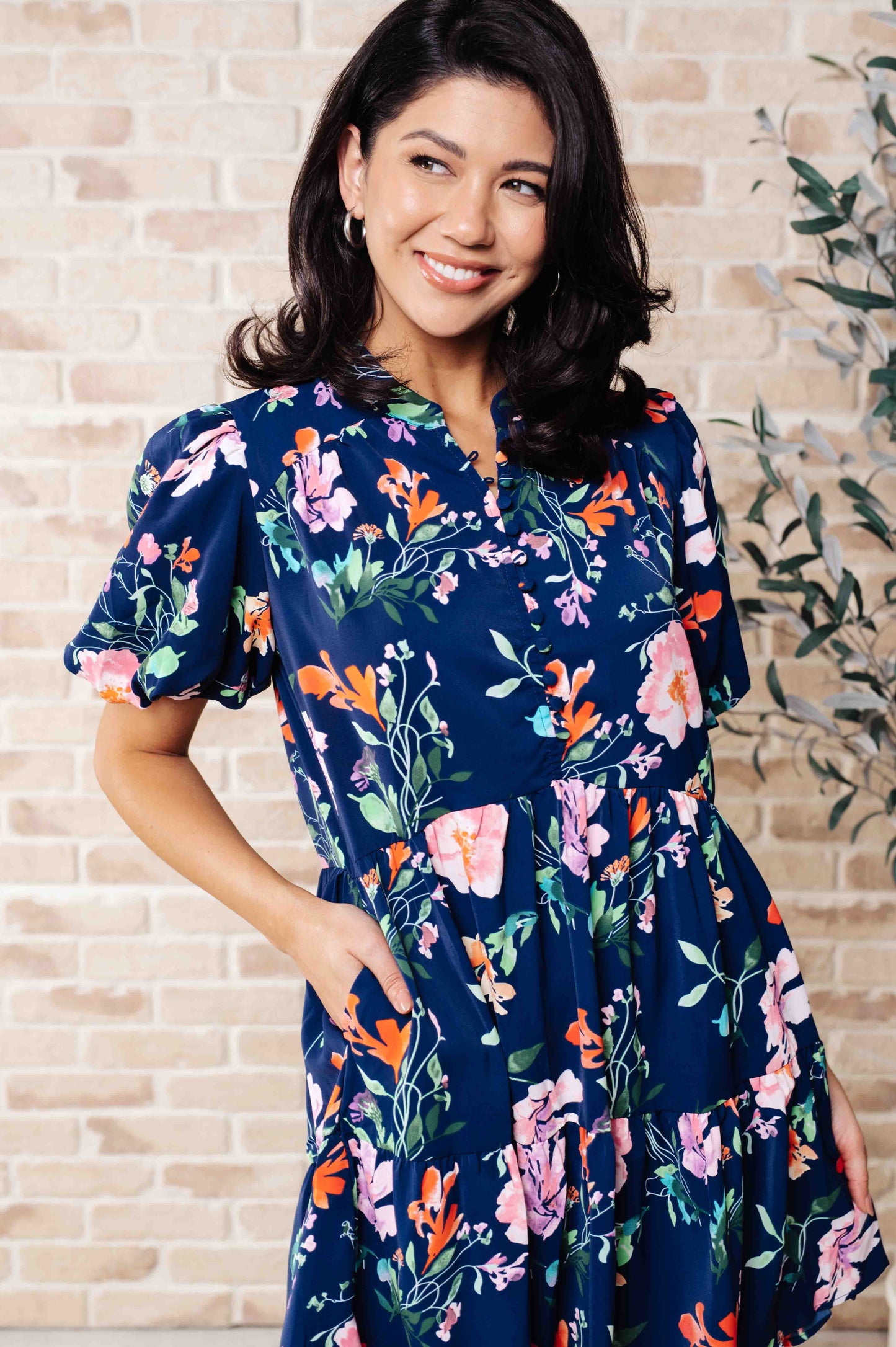 Still Dreaming Floral Dress-Dresses-Modish Lily, Tecumseh Michigan