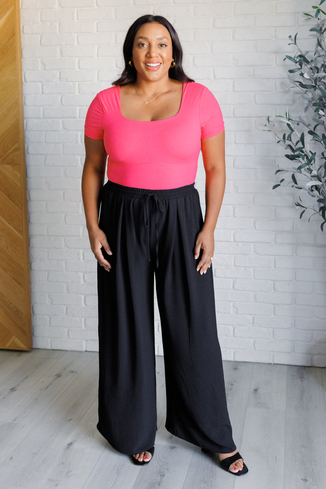 Send it On Wide Leg Pants-Bottoms-Modish Lily, Tecumseh Michigan