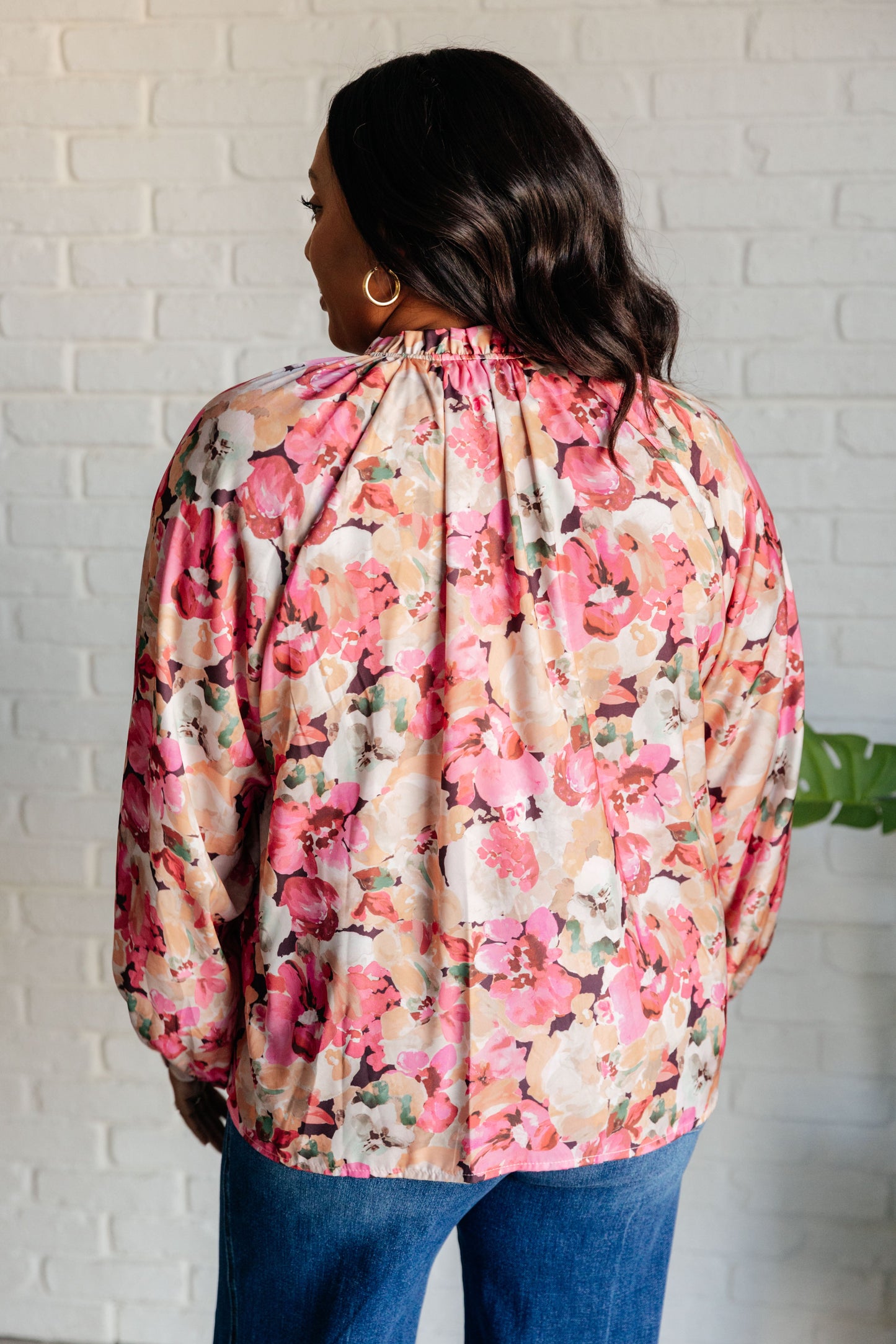 Understandably So Floral Blouse-Blouses-Modish Lily, Tecumseh Michigan