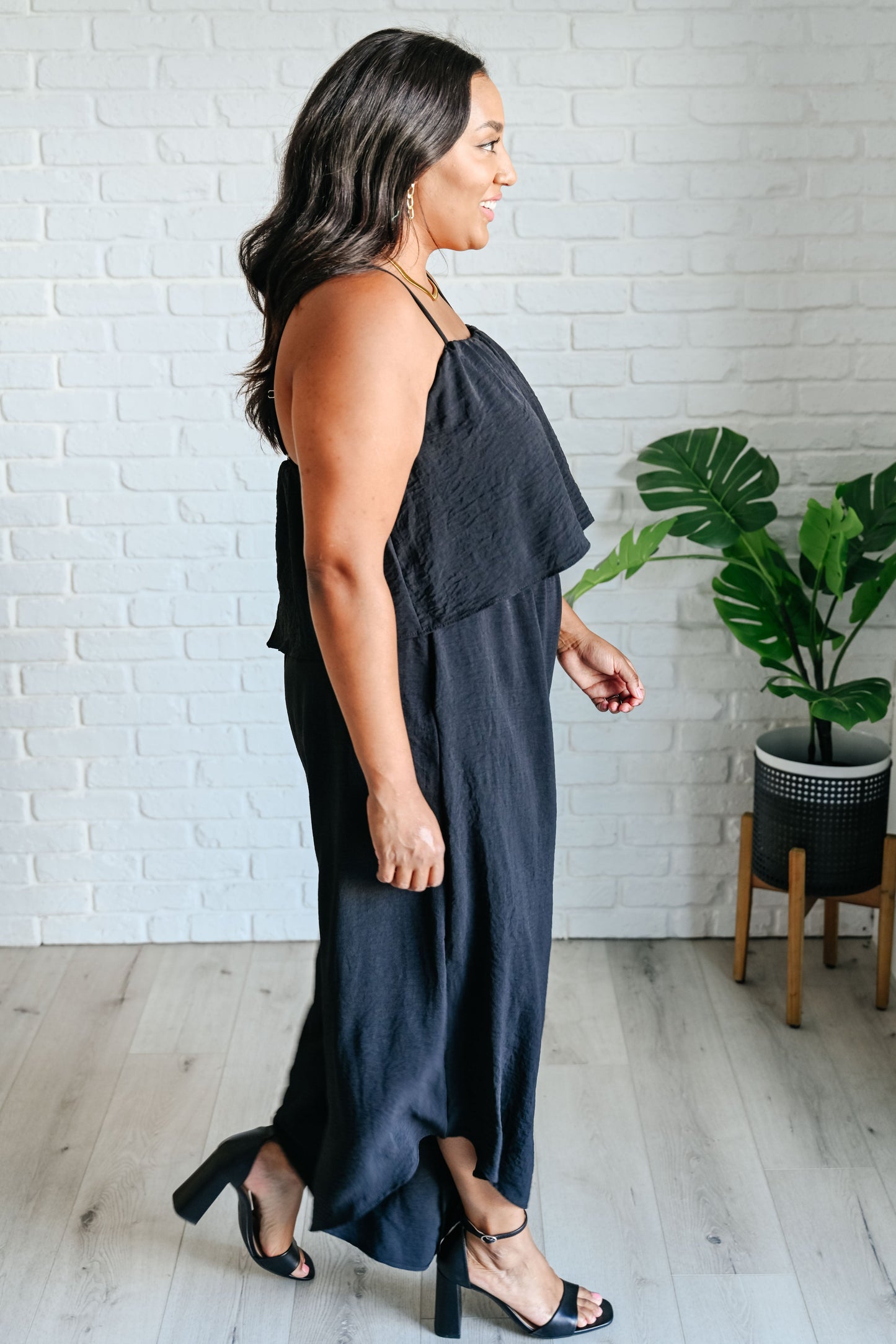 When All is Said and Done Spaghetti Strap Jumpsuit-Jumpsuits & Rompers-Modish Lily, Tecumseh Michigan