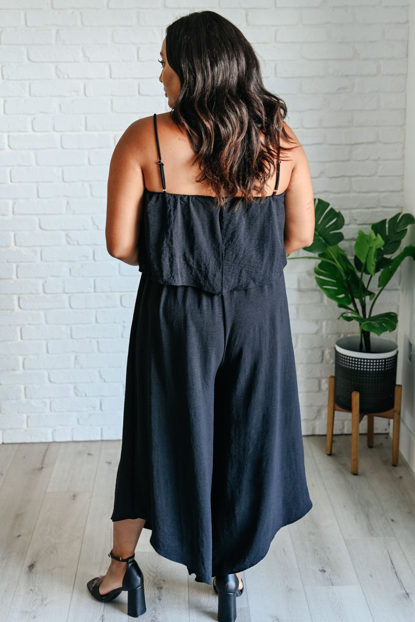 When All is Said and Done Spaghetti Strap Jumpsuit-Jumpsuits & Rompers-Modish Lily, Tecumseh Michigan