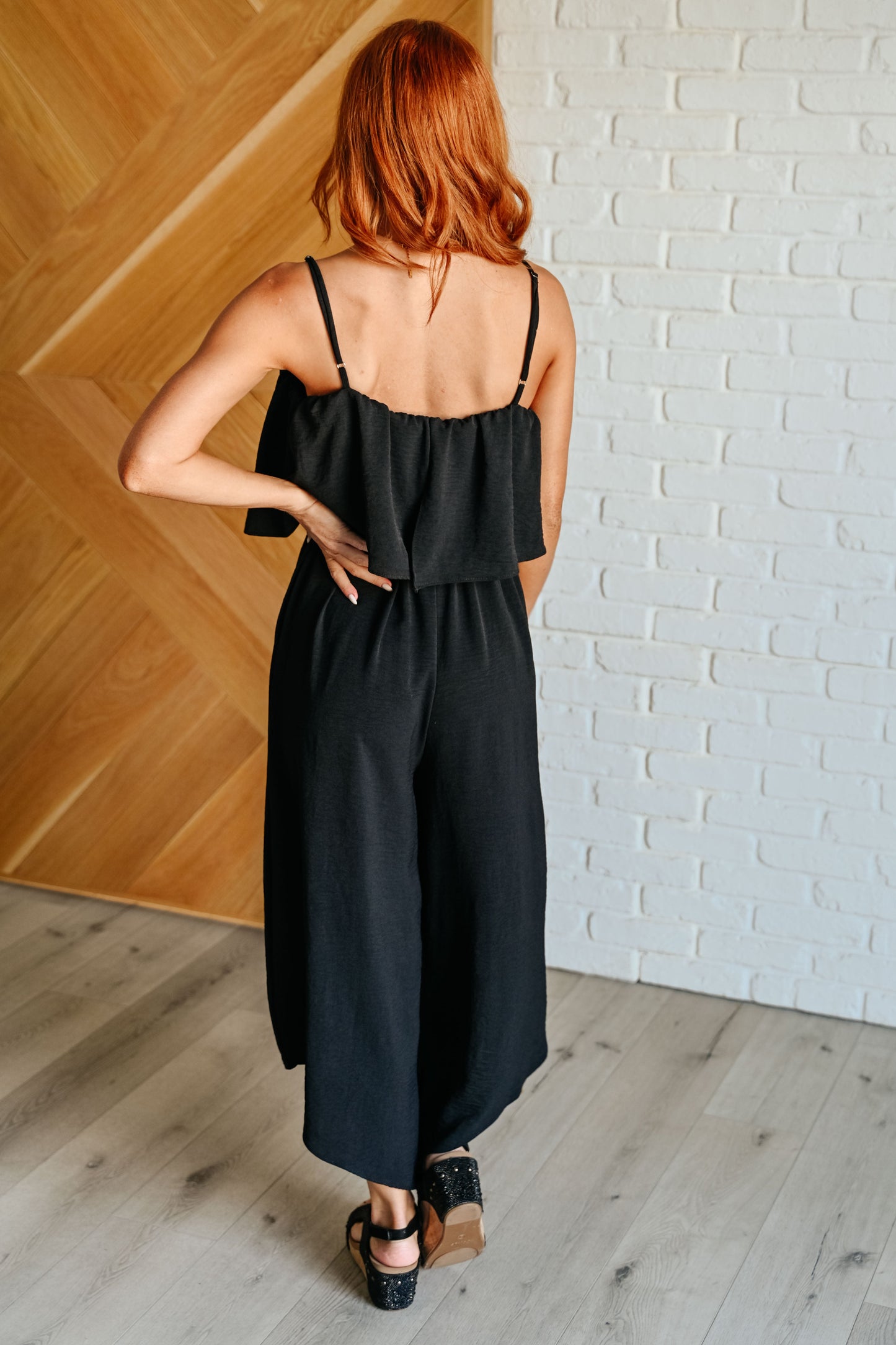 When All is Said and Done Spaghetti Strap Jumpsuit-Jumpsuits & Rompers-Modish Lily, Tecumseh Michigan
