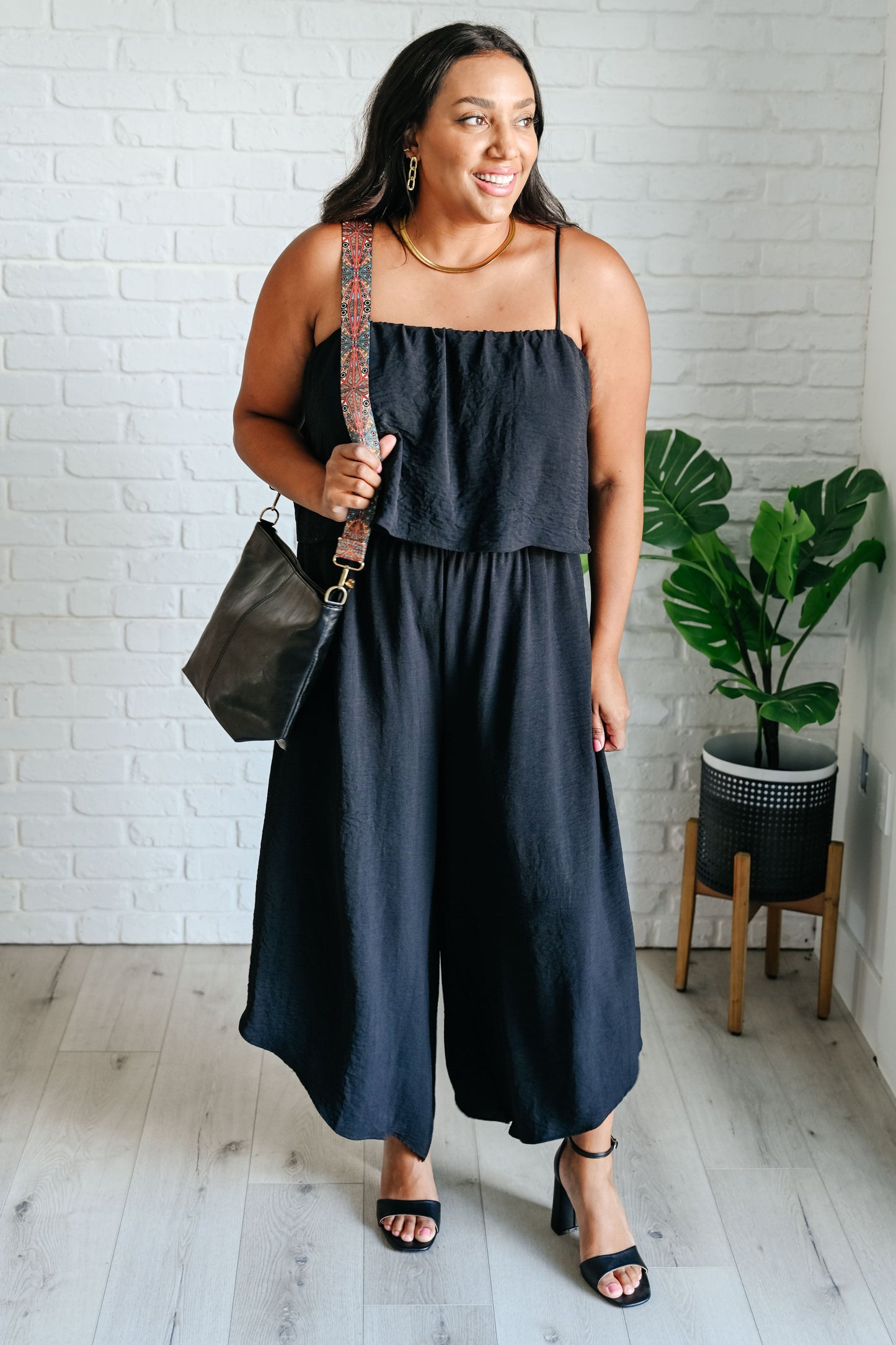 When All is Said and Done Spaghetti Strap Jumpsuit-Jumpsuits & Rompers-Modish Lily, Tecumseh Michigan