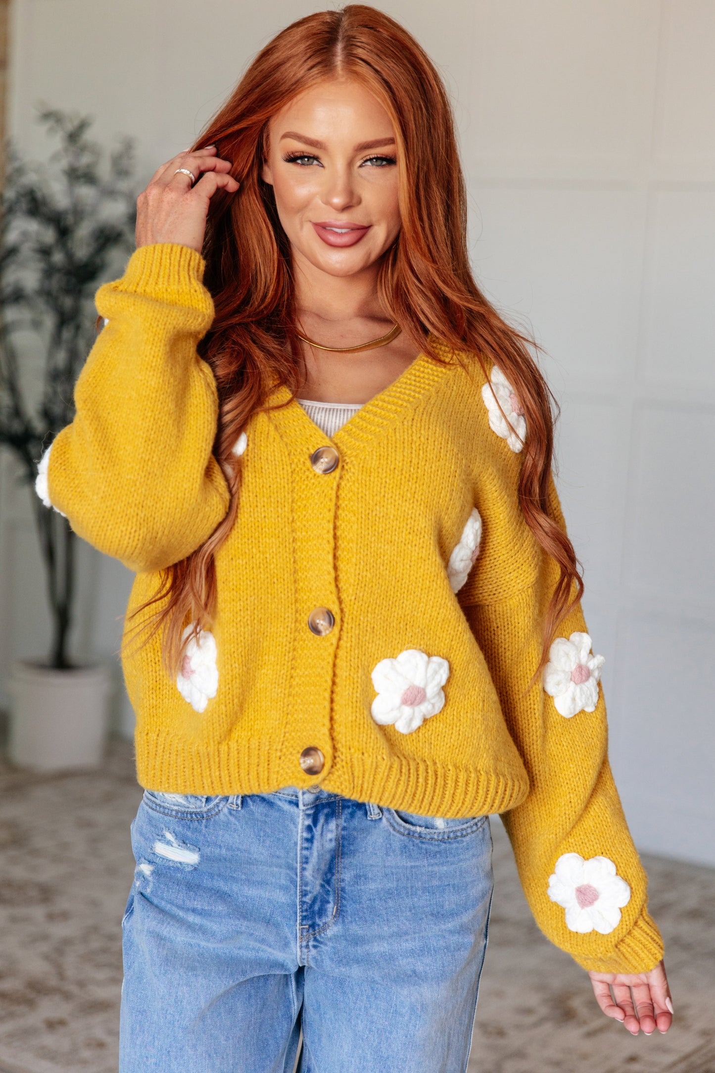 You're Enough Floral Cardigan-Womens-Modish Lily, Tecumseh Michigan