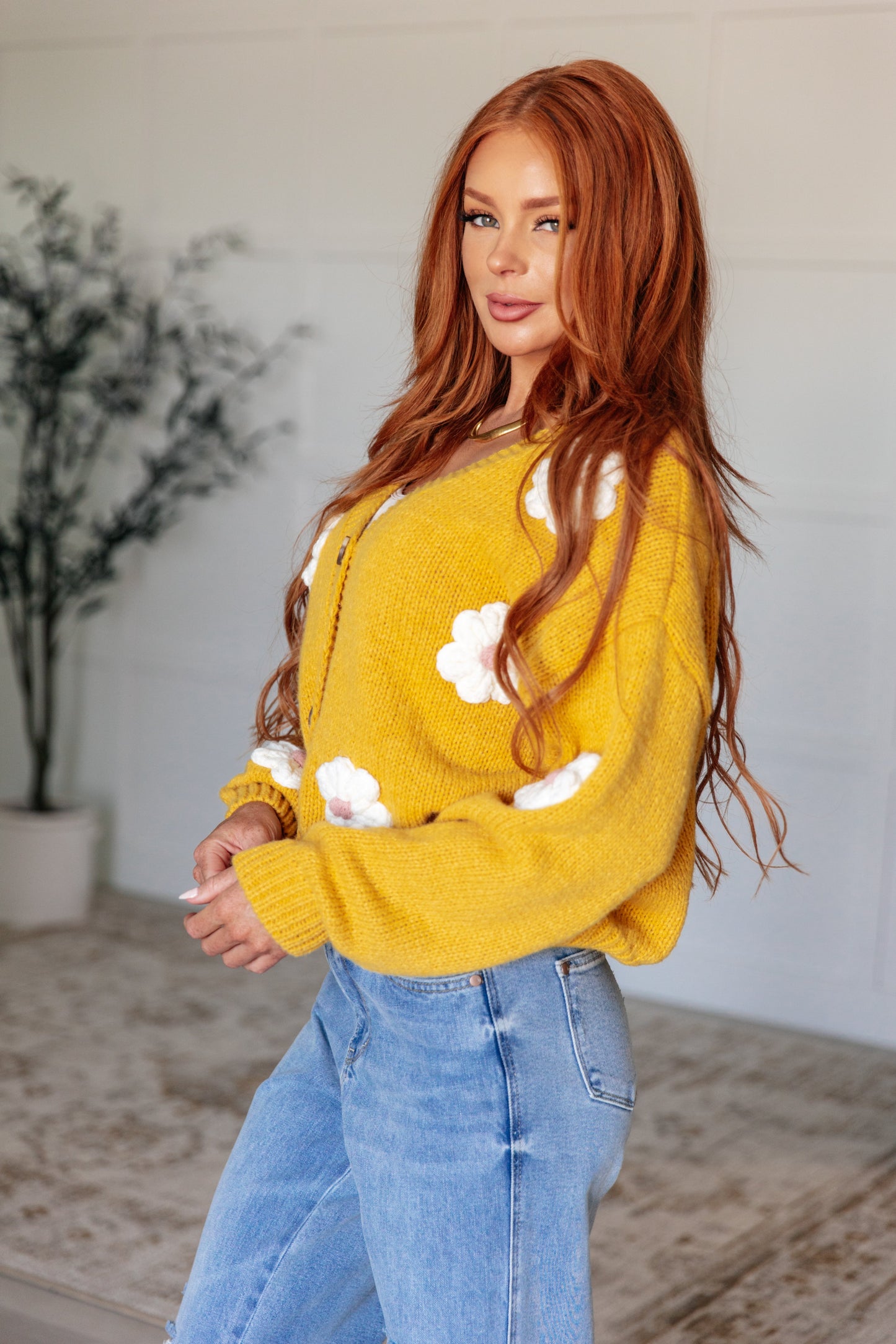 You're Enough Floral Cardigan-Womens-Modish Lily, Tecumseh Michigan
