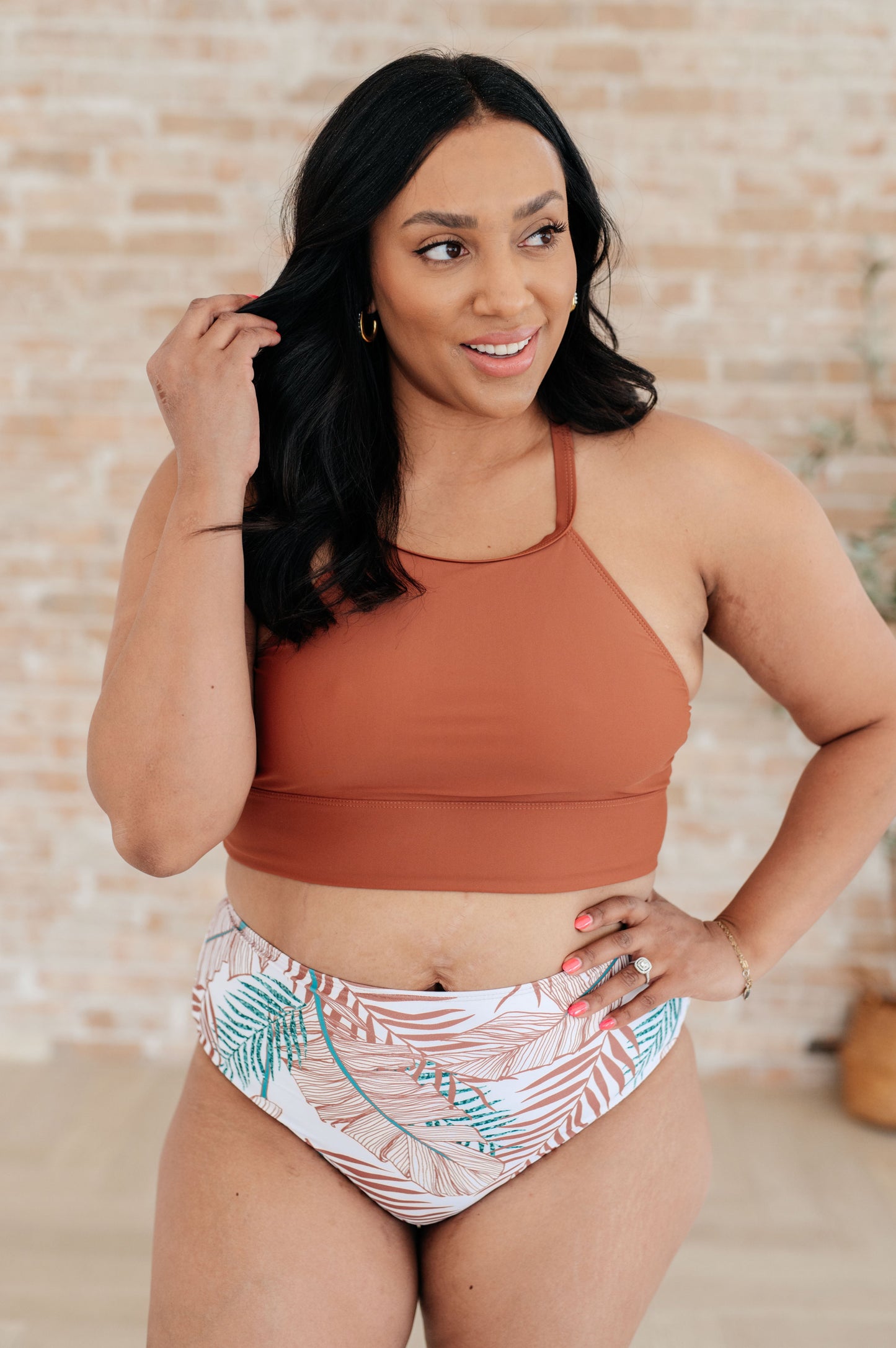 Bora Bora Halter Swim Top-Swimwear-Modish Lily, Tecumseh Michigan