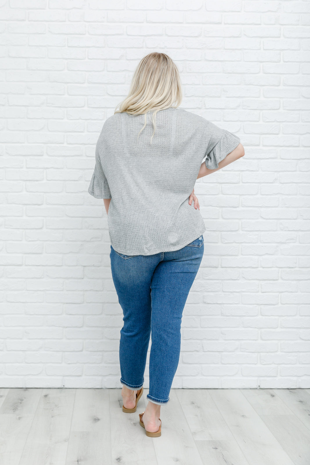 Break Away Top In Gray-Womens-Modish Lily, Tecumseh Michigan