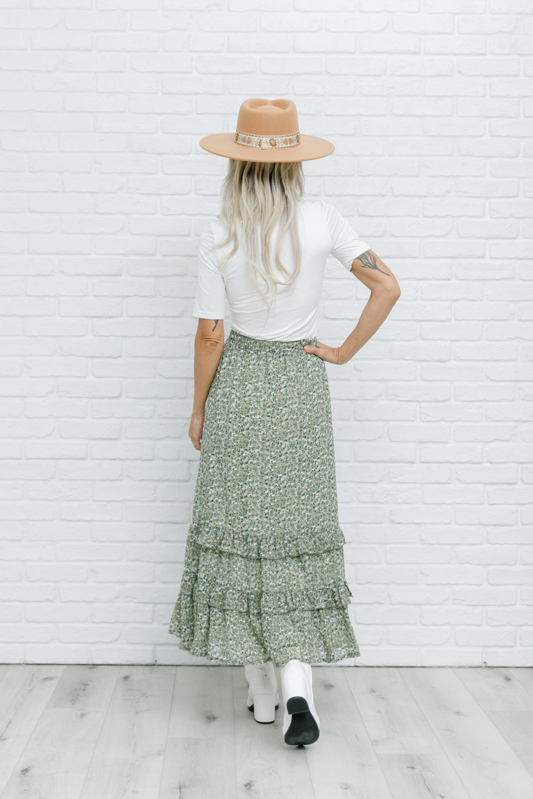 Floral Visons Skirt-Womens-Modish Lily, Tecumseh Michigan