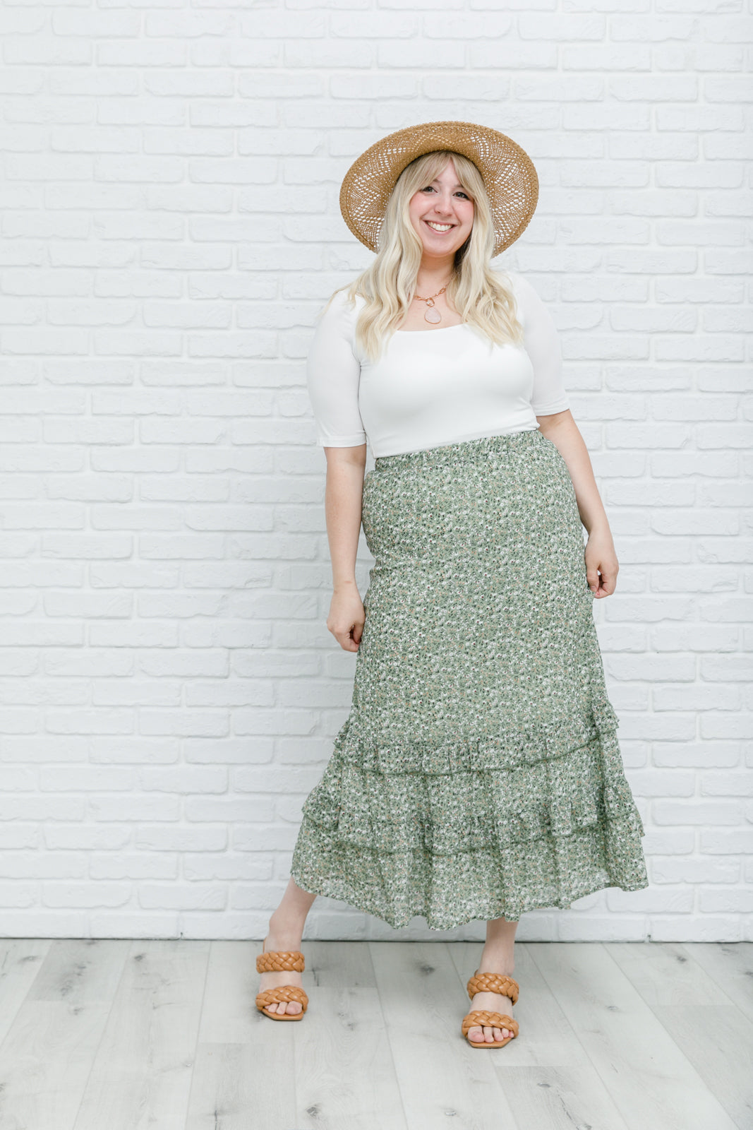 Floral Visons Skirt-Womens-Modish Lily, Tecumseh Michigan