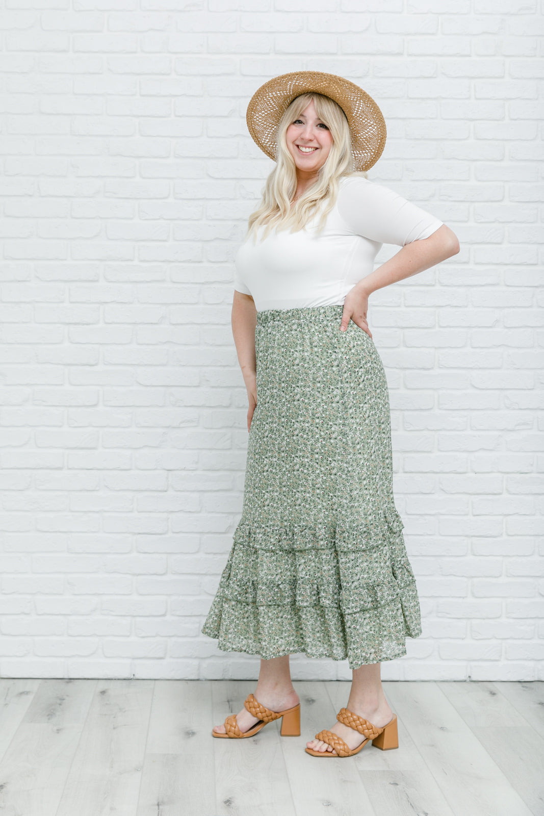 Floral Visons Skirt-Womens-Modish Lily, Tecumseh Michigan