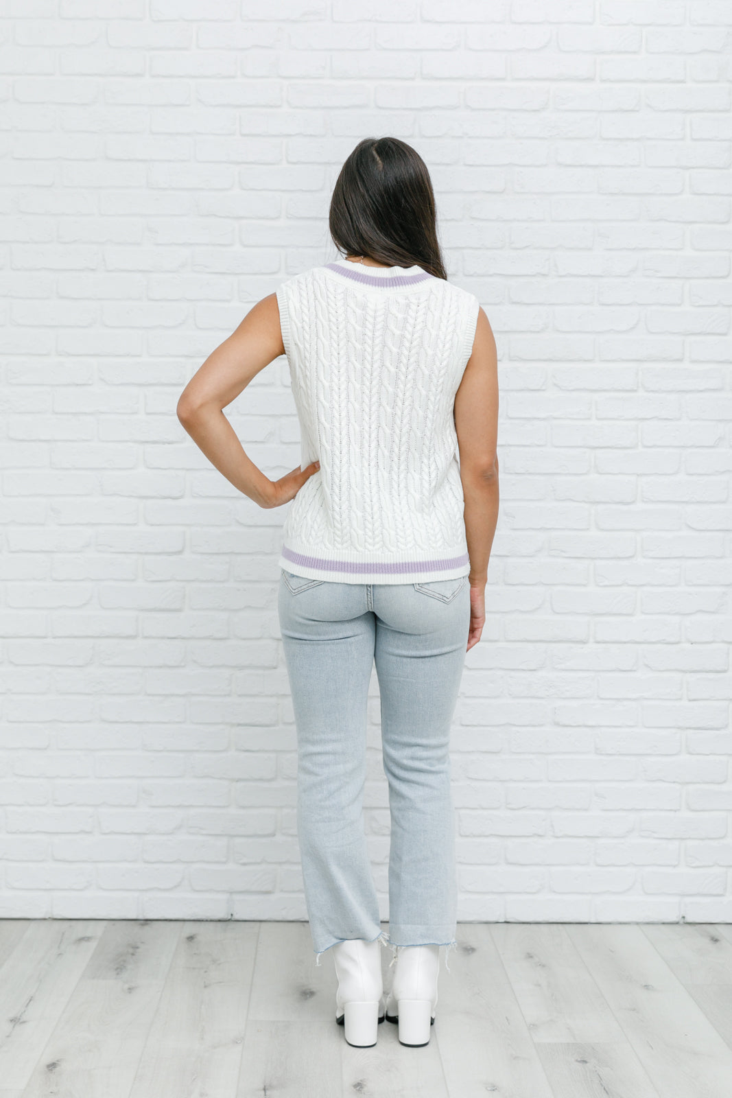Power Girl Sweater Vest-Womens-Modish Lily, Tecumseh Michigan