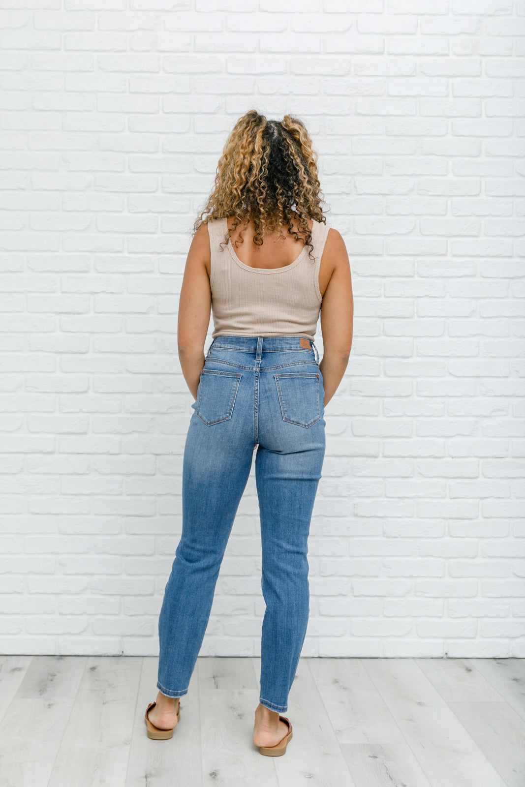 High Waist Slim Fit Jeans-Womens-Modish Lily, Tecumseh Michigan