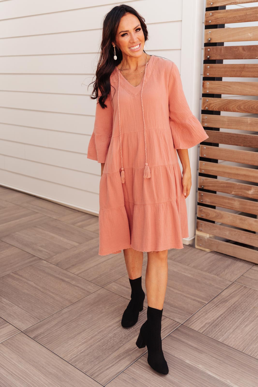 Sonnet Peasant Dress-Womens-Modish Lily, Tecumseh Michigan