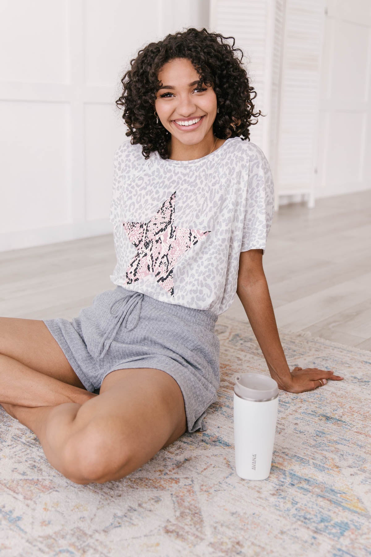 Ribbed & Ridiculously Comfy Shorts In Heather Gray-Womens-Modish Lily, Tecumseh Michigan