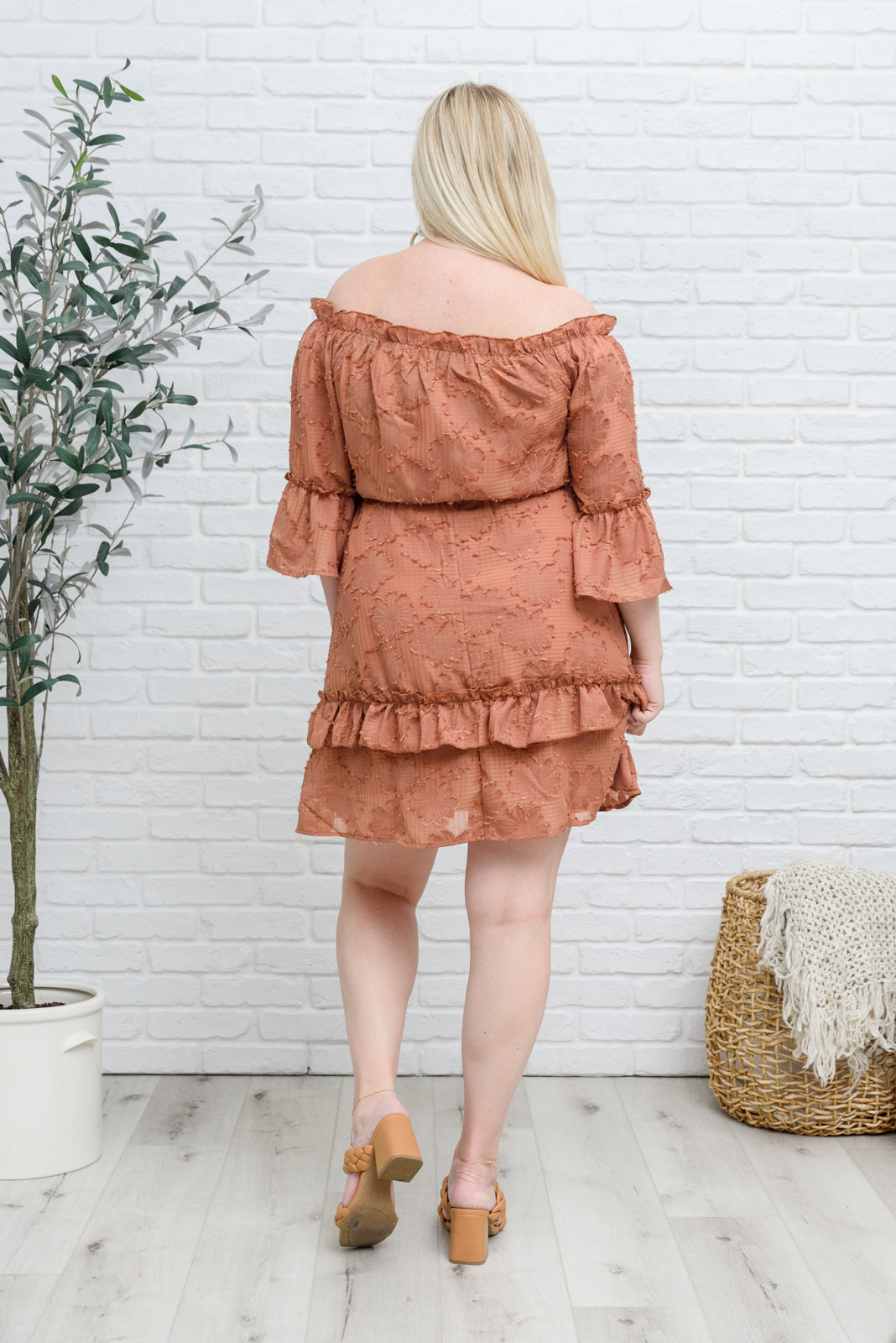 Hello, Goodbye Ruffle Dress-Womens-Modish Lily, Tecumseh Michigan