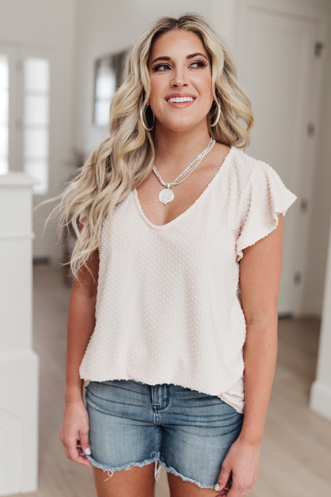 Alexis Dotted Top-Womens-Modish Lily, Tecumseh Michigan