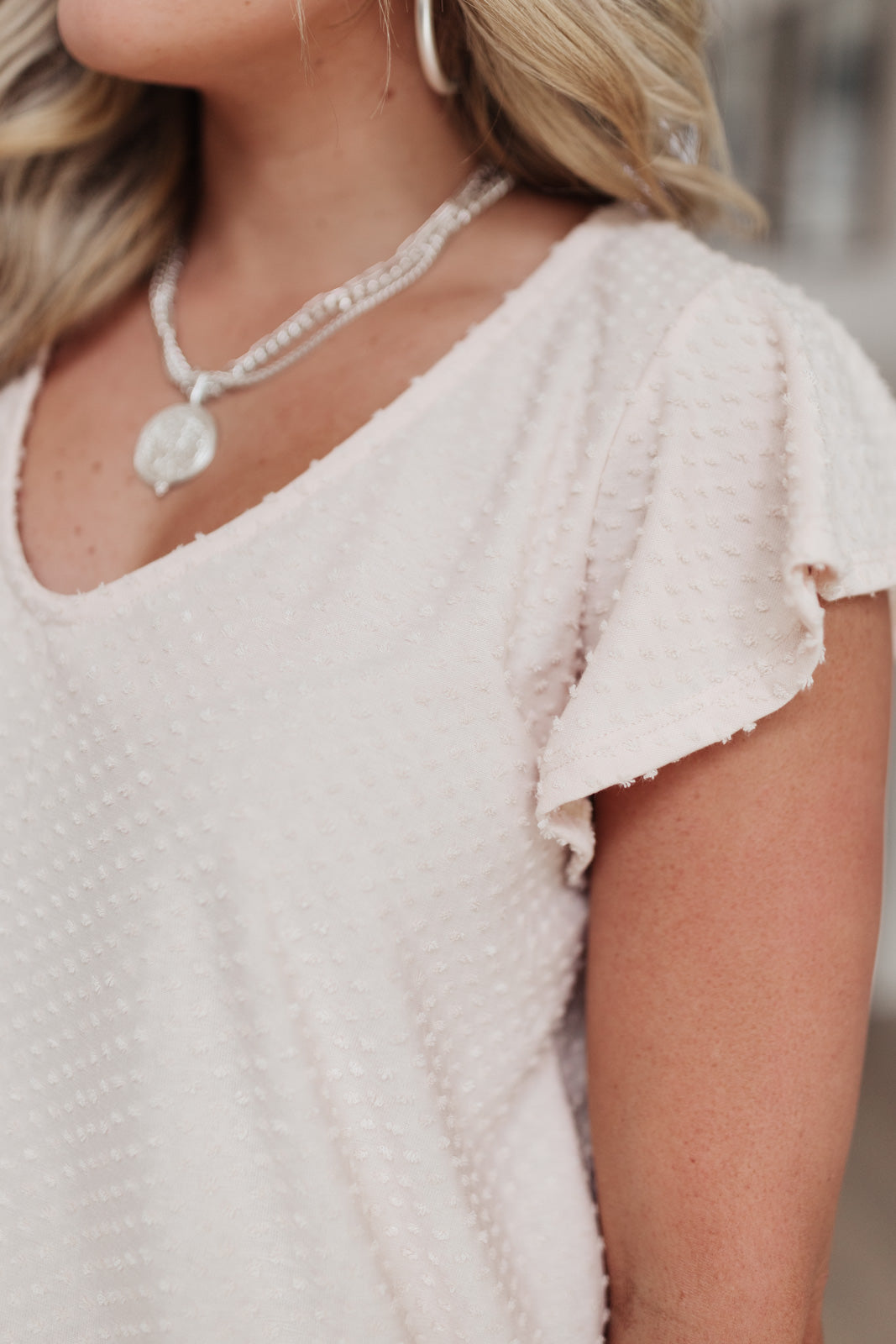 Alexis Dotted Top-Womens-Modish Lily, Tecumseh Michigan