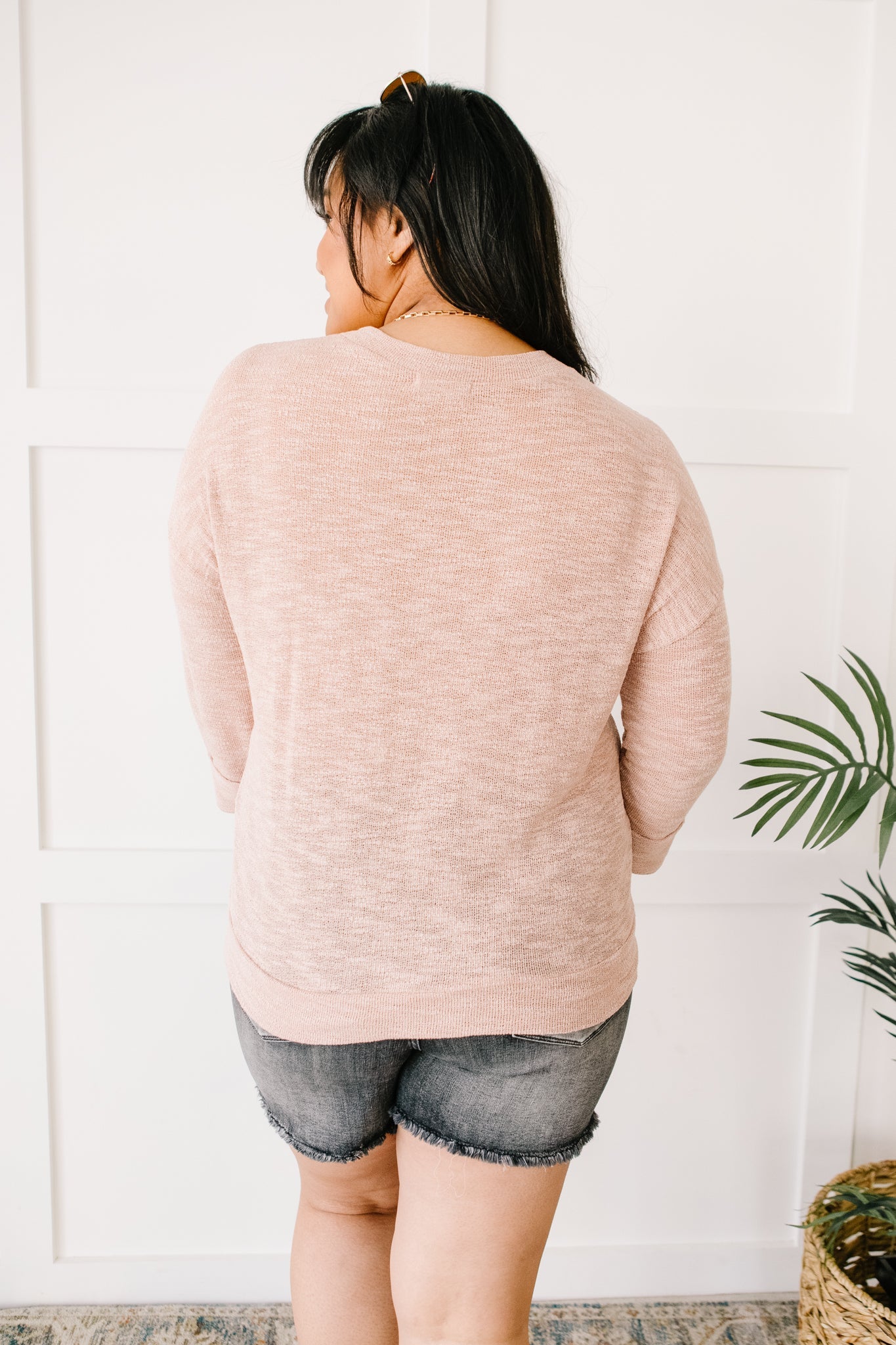 All Over It Top In Dusty Pink-Womens-Modish Lily, Tecumseh Michigan