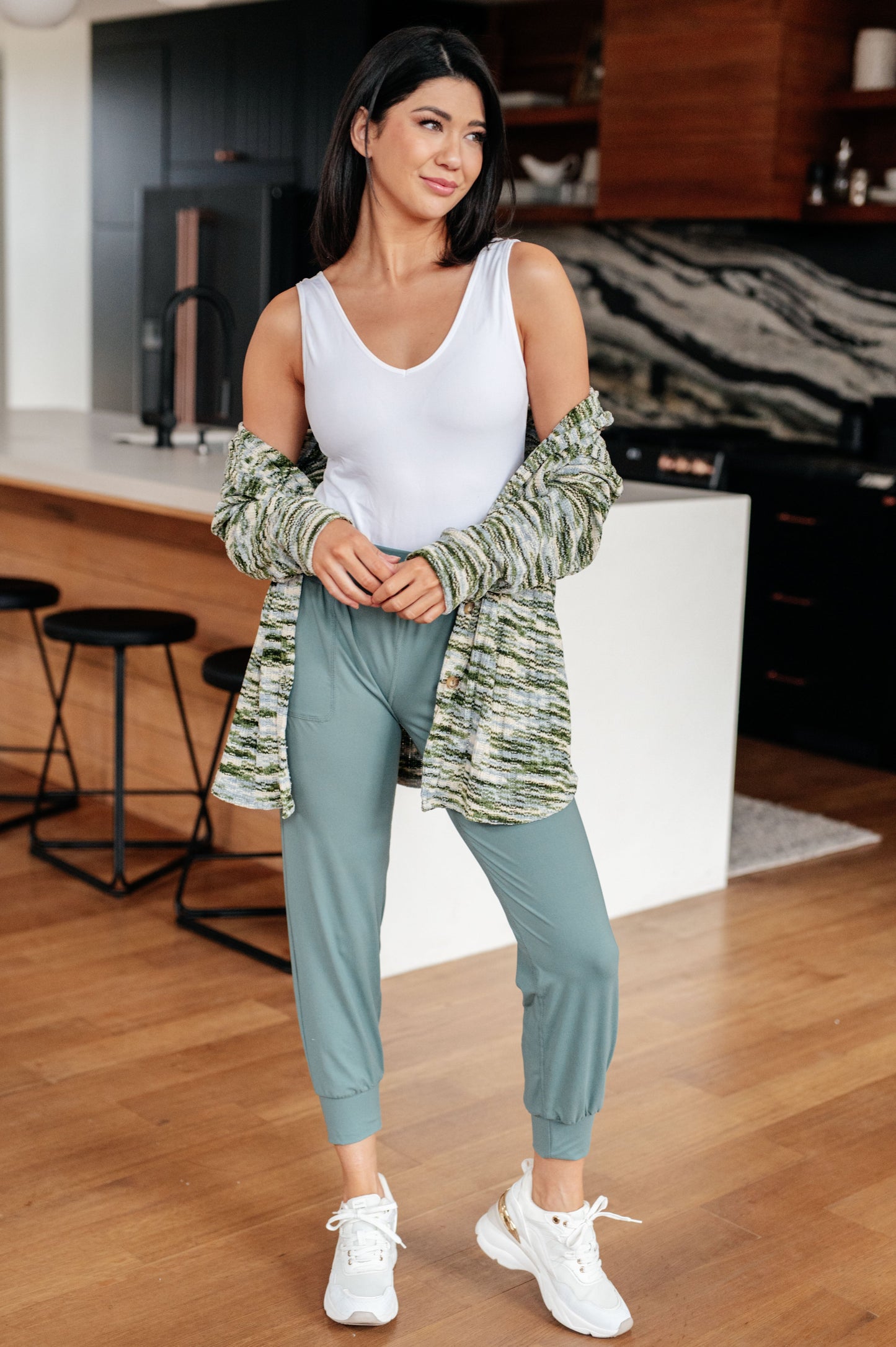 Always Accelerating Joggers in Tidewater Teal-Womens-Modish Lily, Tecumseh Michigan
