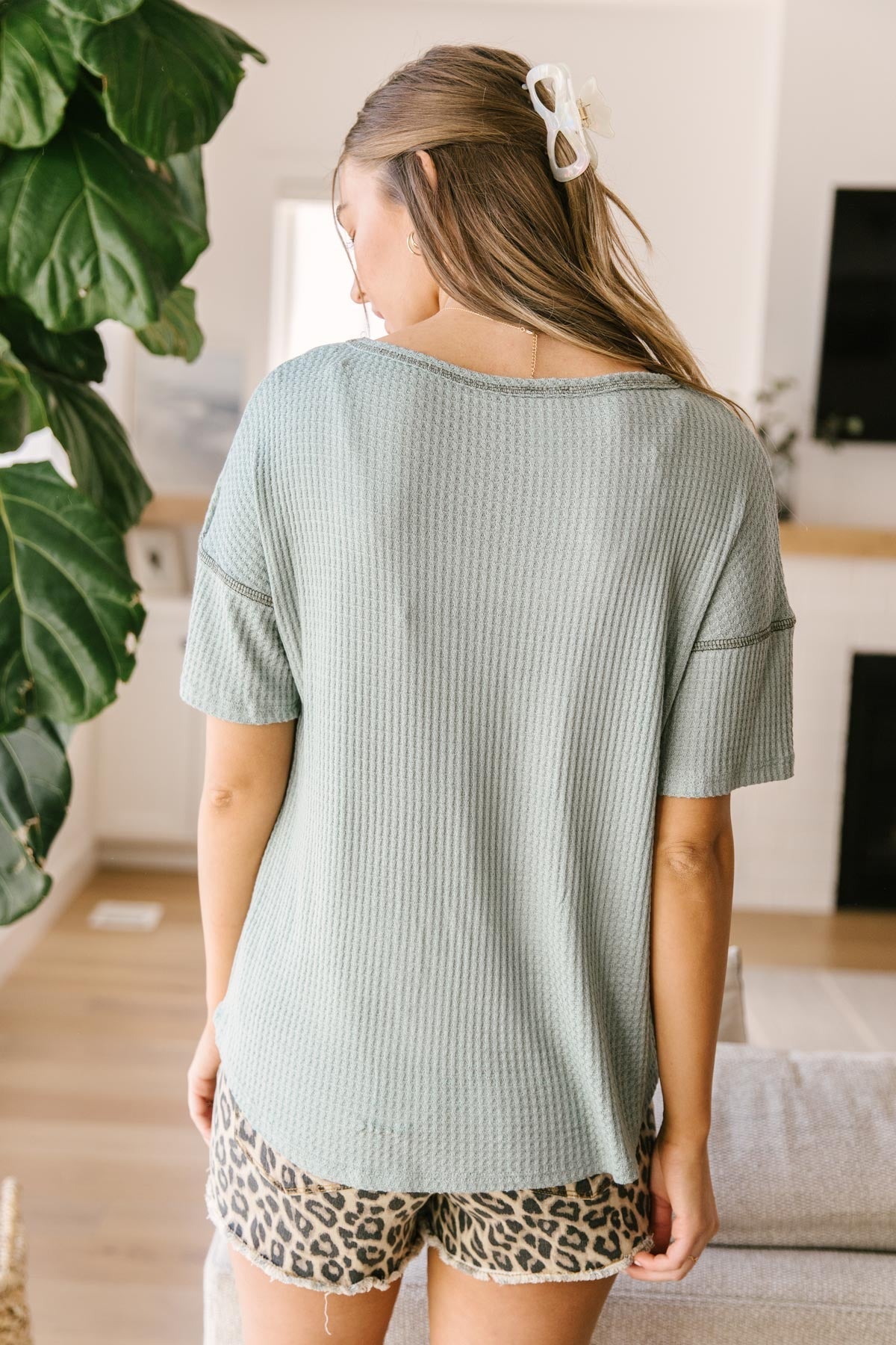 Always Be Yours Top in Sage-Womens-Modish Lily, Tecumseh Michigan